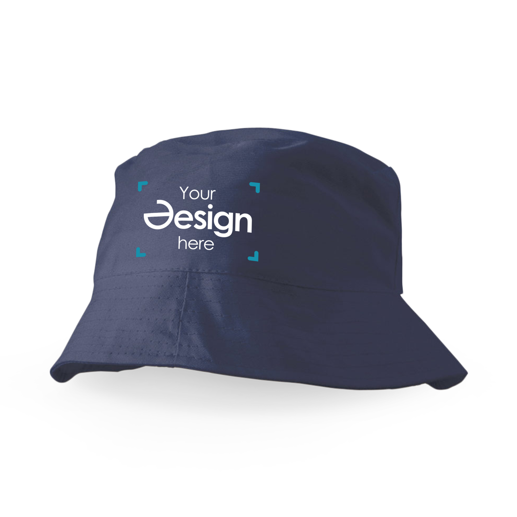 Vissershoed Solea – Katoen | Groot bedrukkingsoppervlak | Tot 4 kleuren bedrukking | Ø 24 cm