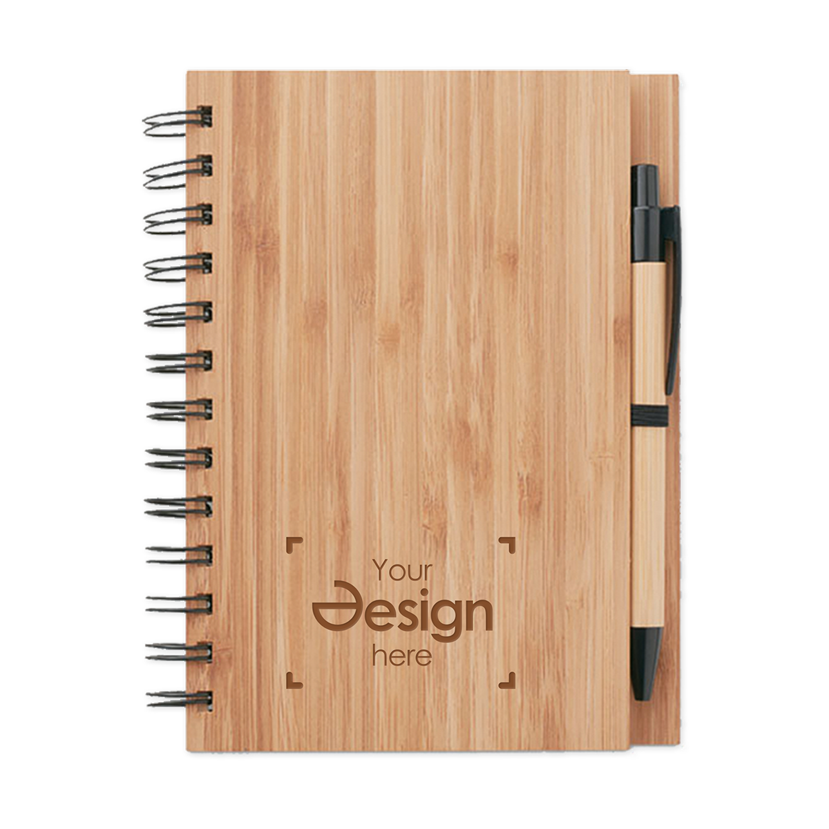 Notitieboek Lena - A5 | 70 vellen | Bamboe | Incl. pen