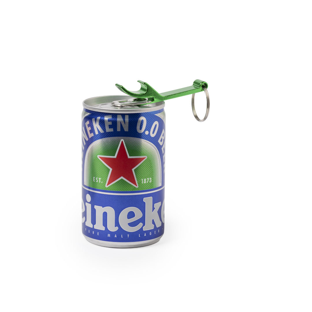 Sleutelhanger Mike - Flesopener | Aluminium | Gravure