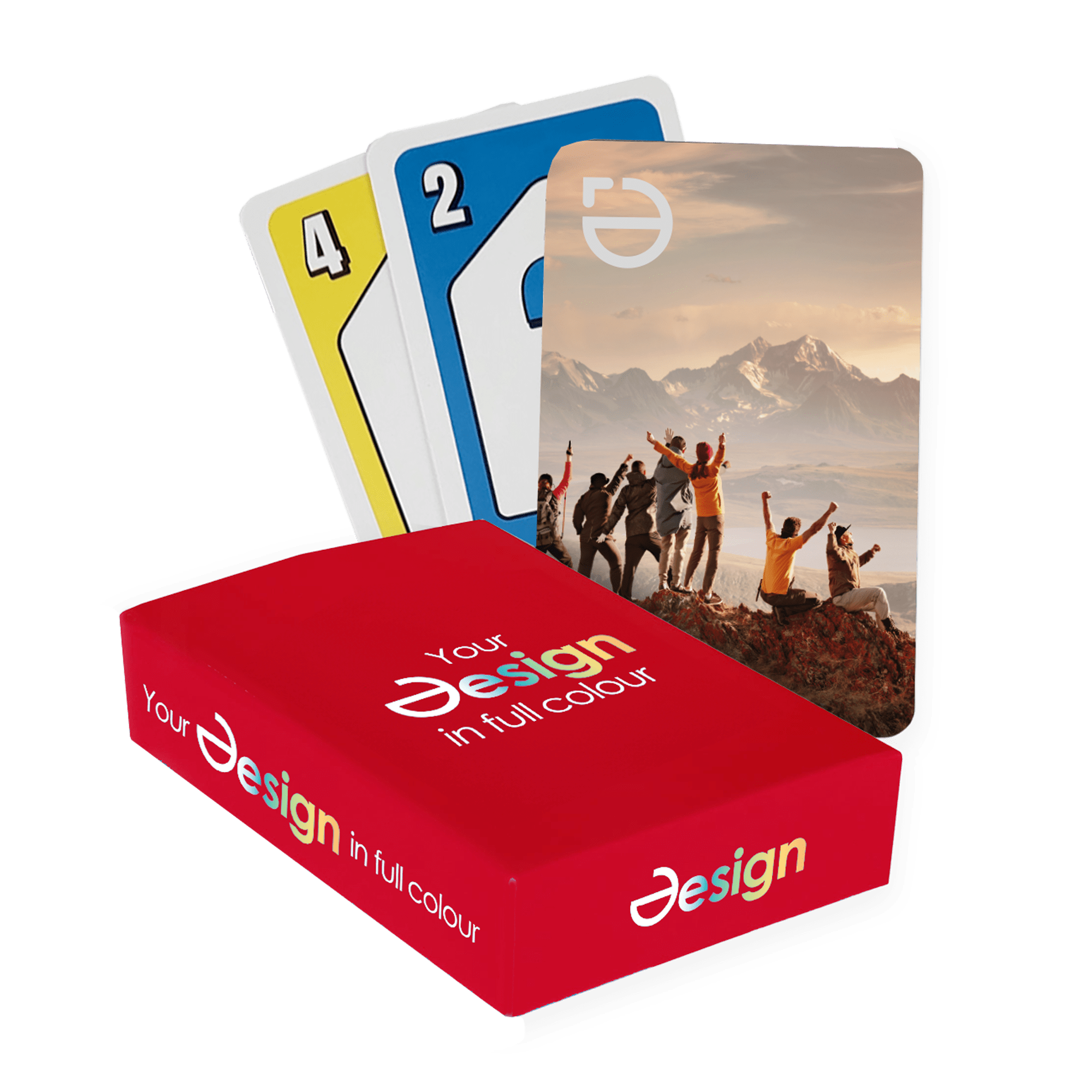 Kaartspel Rappido – 56 x 87 mm | Voor Uno & Pesten | Full Colour | Glanslaminaat Doosje