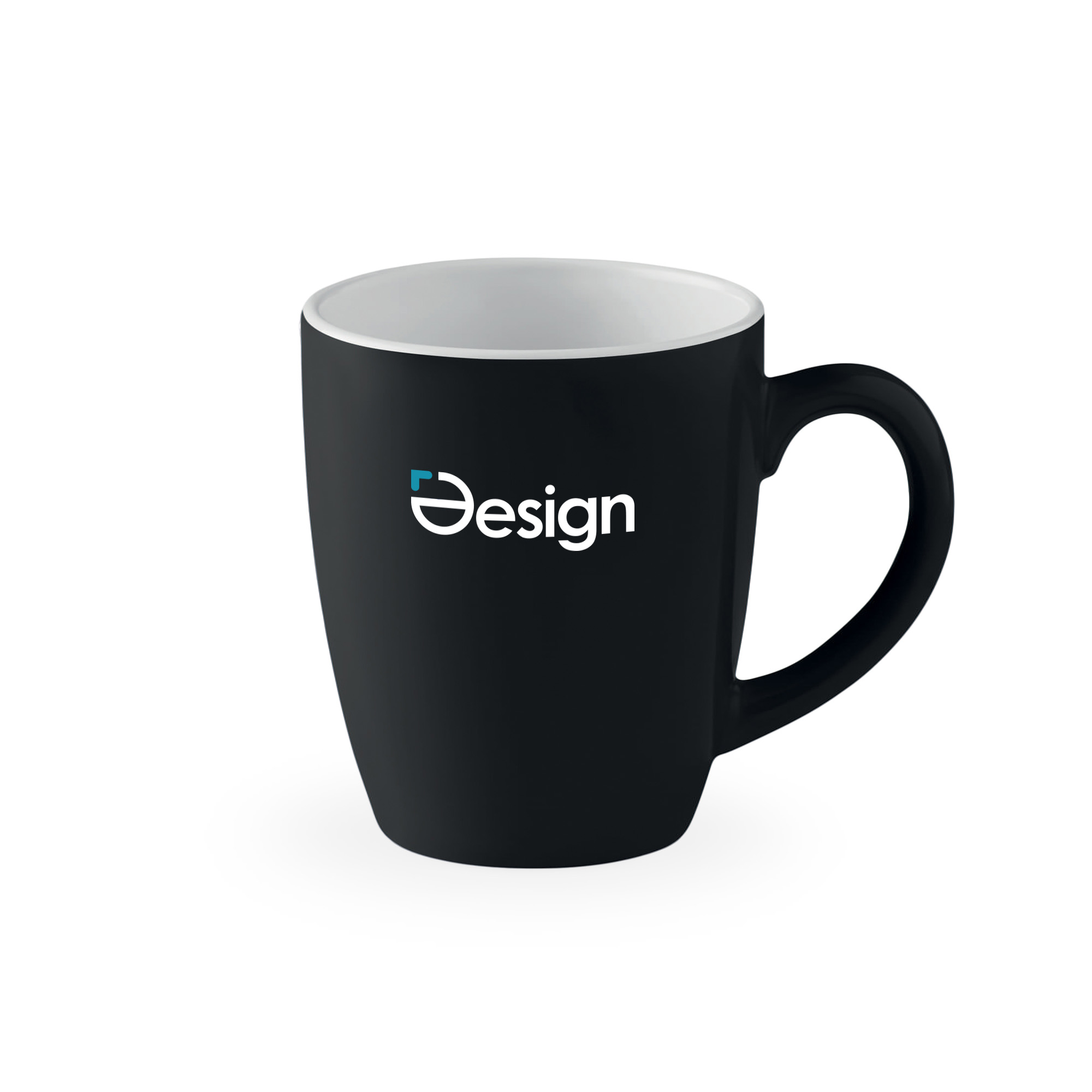 Mok Sita - 300 ml | Gekleurde + witte binnenkant | Tot 4 kleuren bedrukking