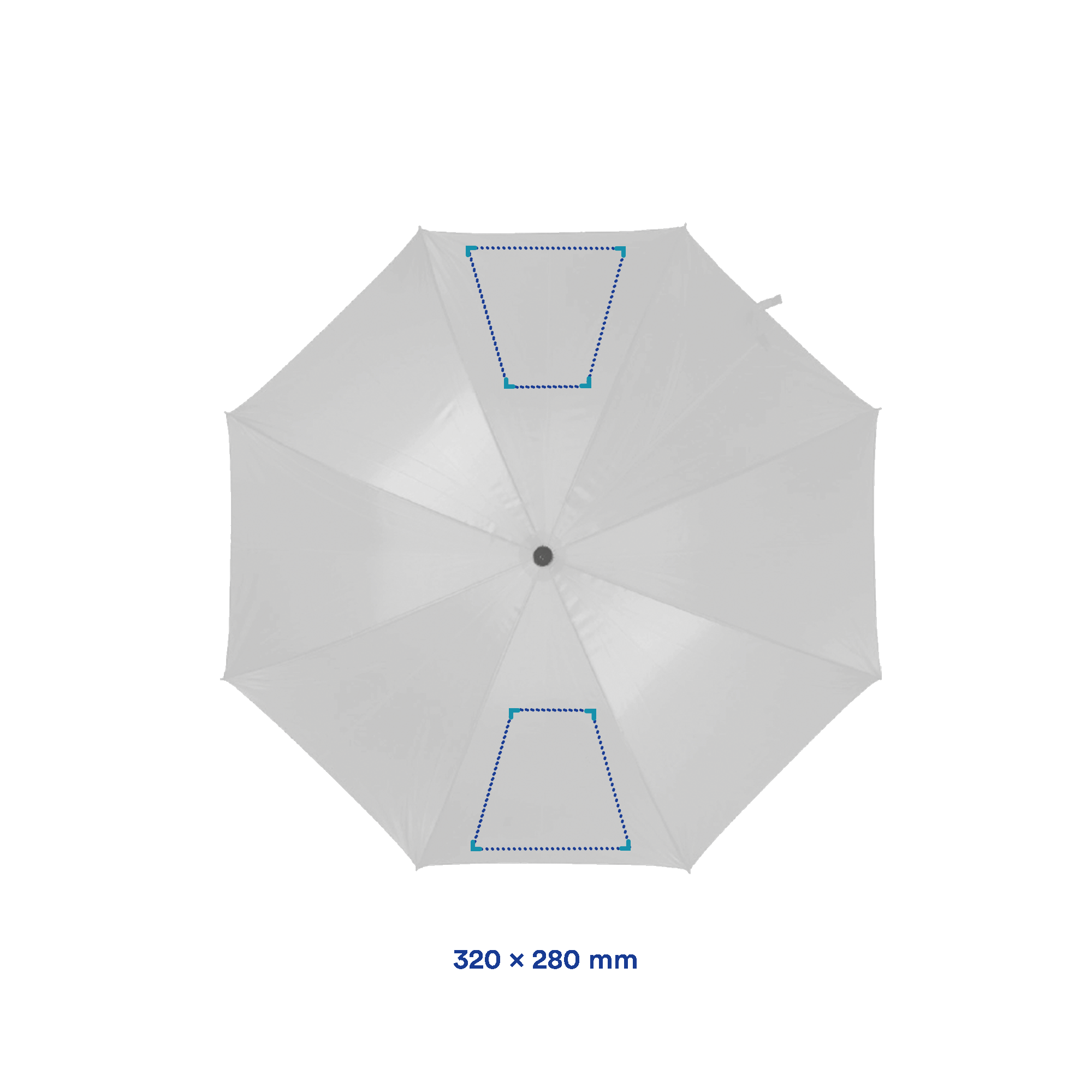 Paraplu Stockholm – Ø 130 cm | Stormbestendig | Glasvezel | Foam handvat