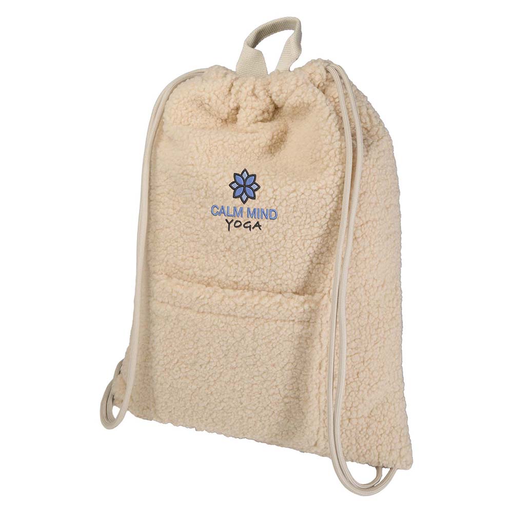 Rugzak Bear – 9L | GRS Recycled Sherpa | Trekkoordsluiting | Voorvak | Draaglus