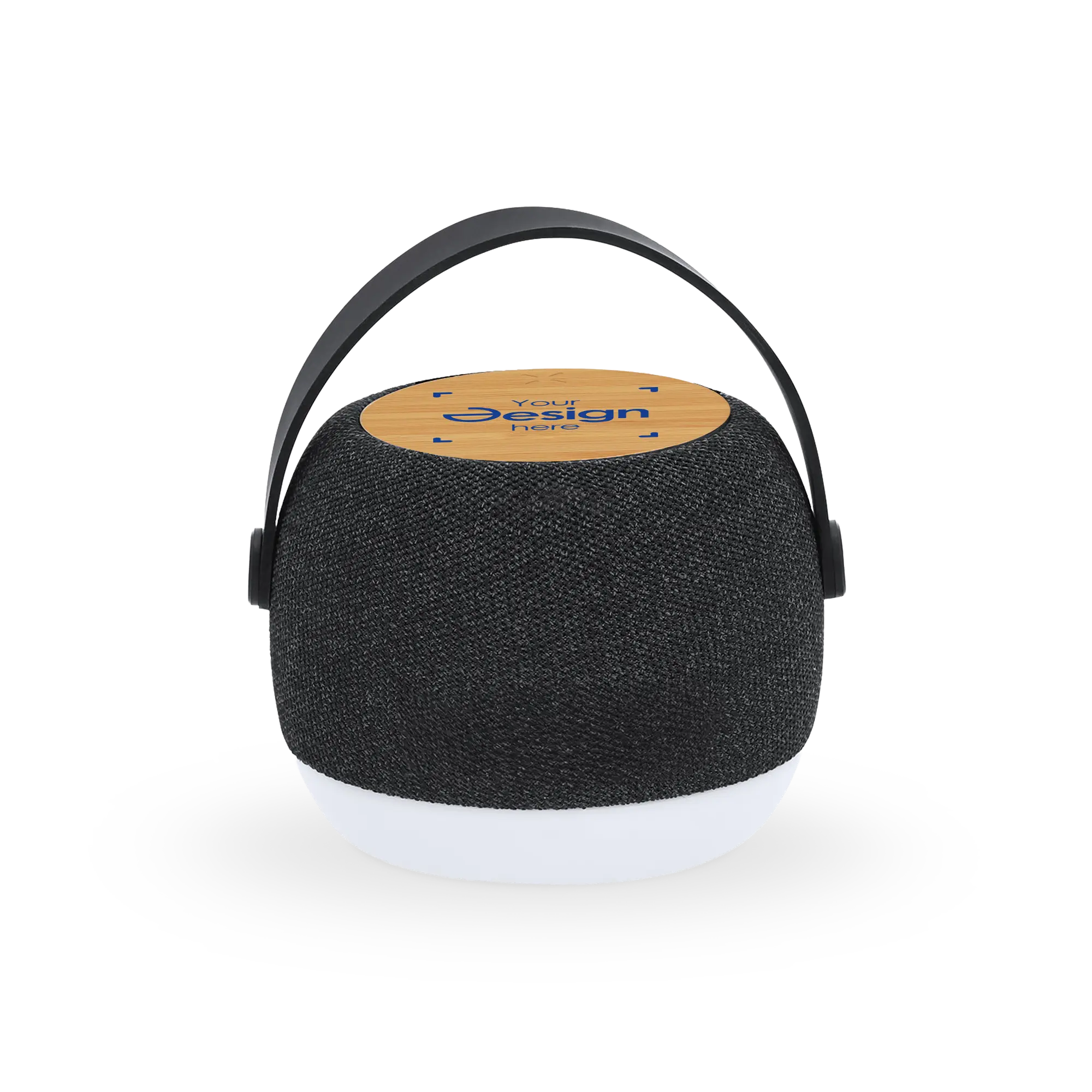 Oplader Luidspreker Jay – 15W draadloos | Bluetooth | LED licht | RPET en bamboe