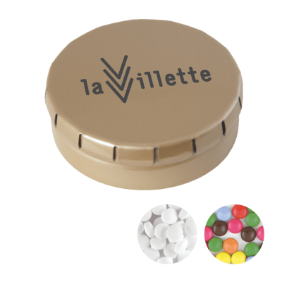 Mini's in blik - 12g | Munt of chocolade | Tot 4 kleuren bedrukking