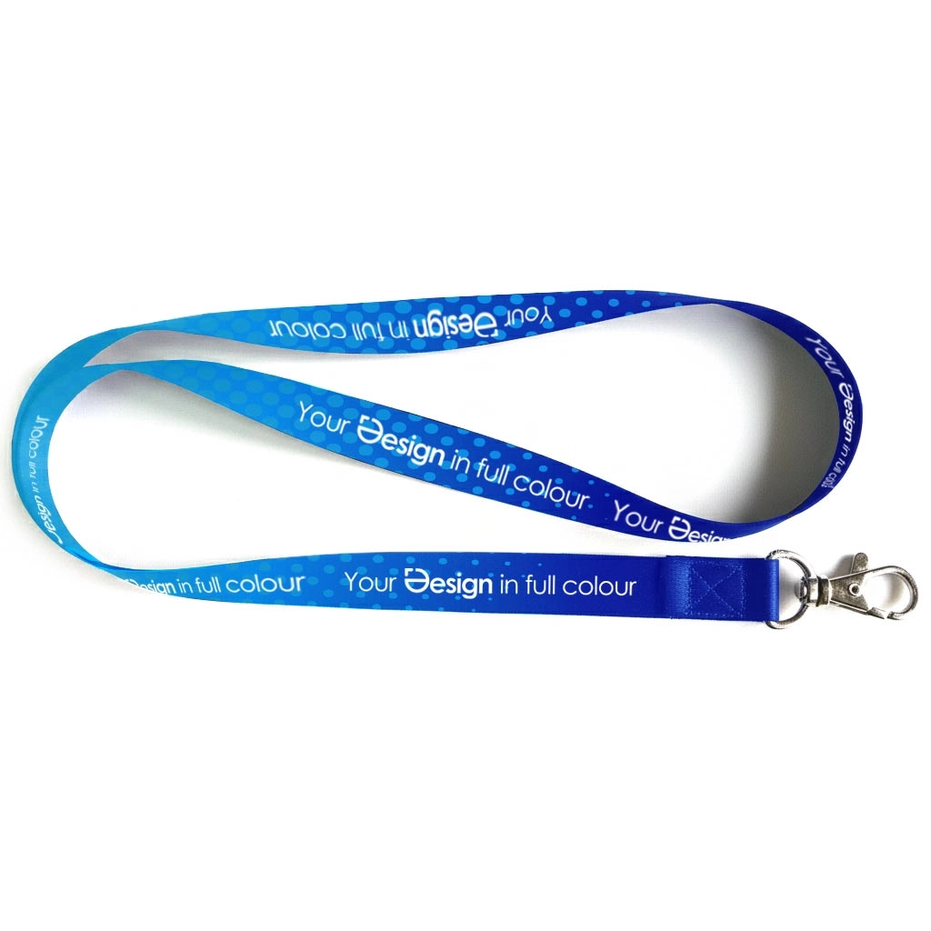 Keycord Luuk - 20 mm | Full Colour | Zilveren karabijnhaak