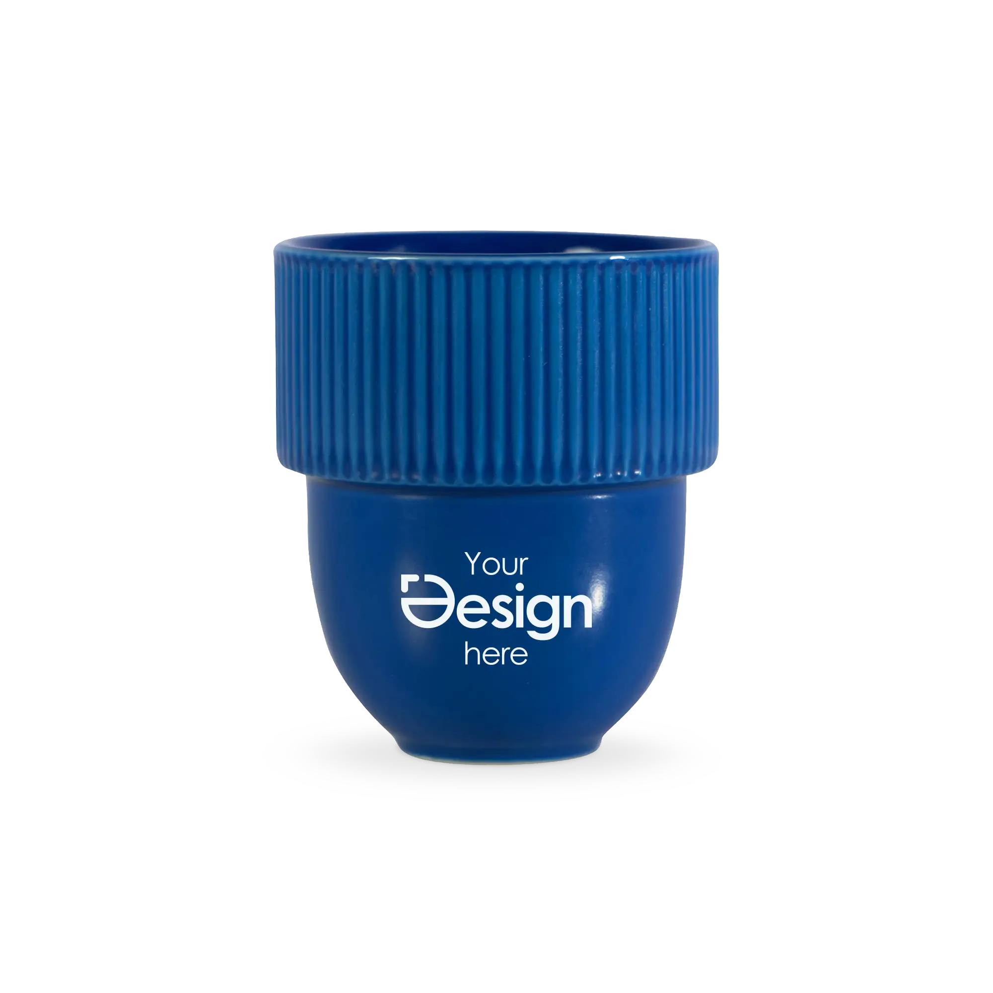 Beker Ina – 270 ml | Stapelbaar | Zachte aardetint | Met oor