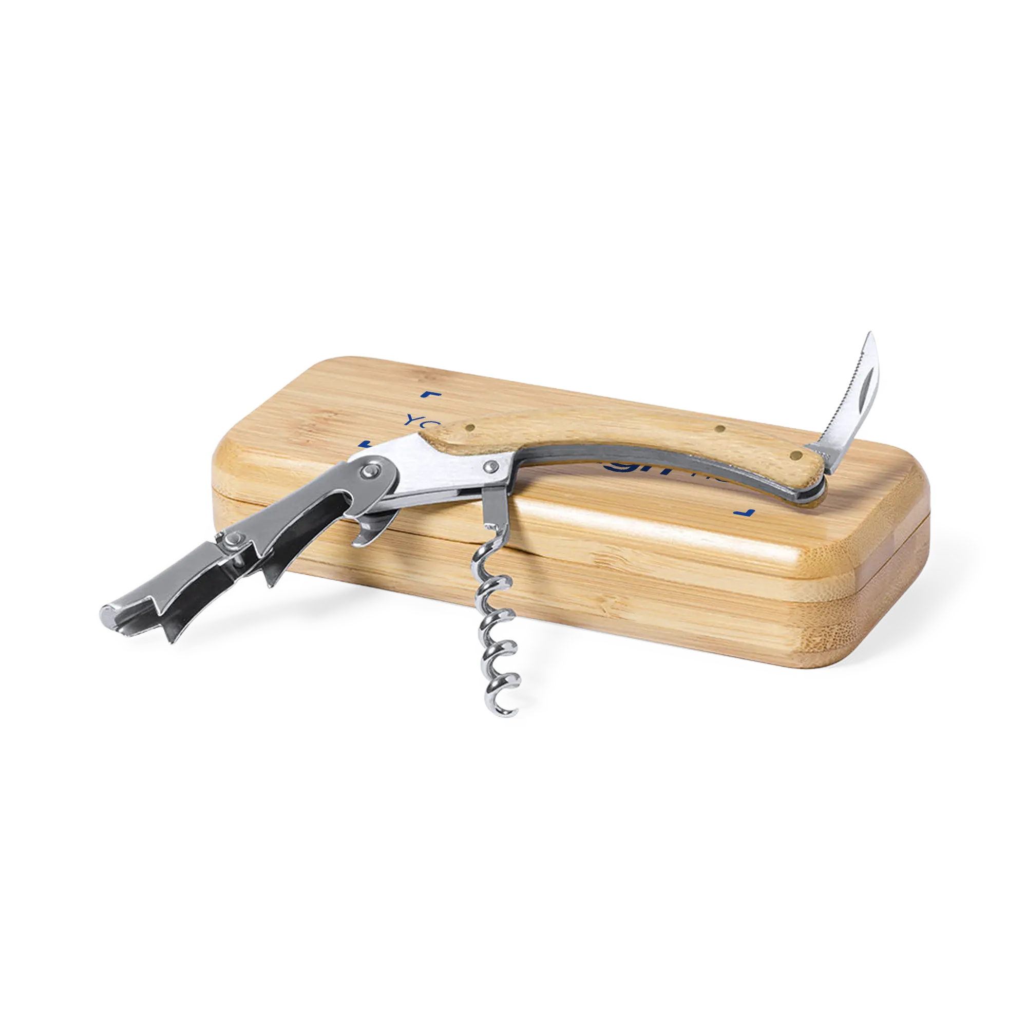 Kurkentrekker – Henk | Bamboe | Met Opener | Natuurlijk Design | Lichtgewicht