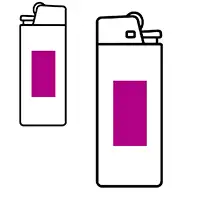 Voorzijde 55x16 mm Achterzijde 55x16 mm