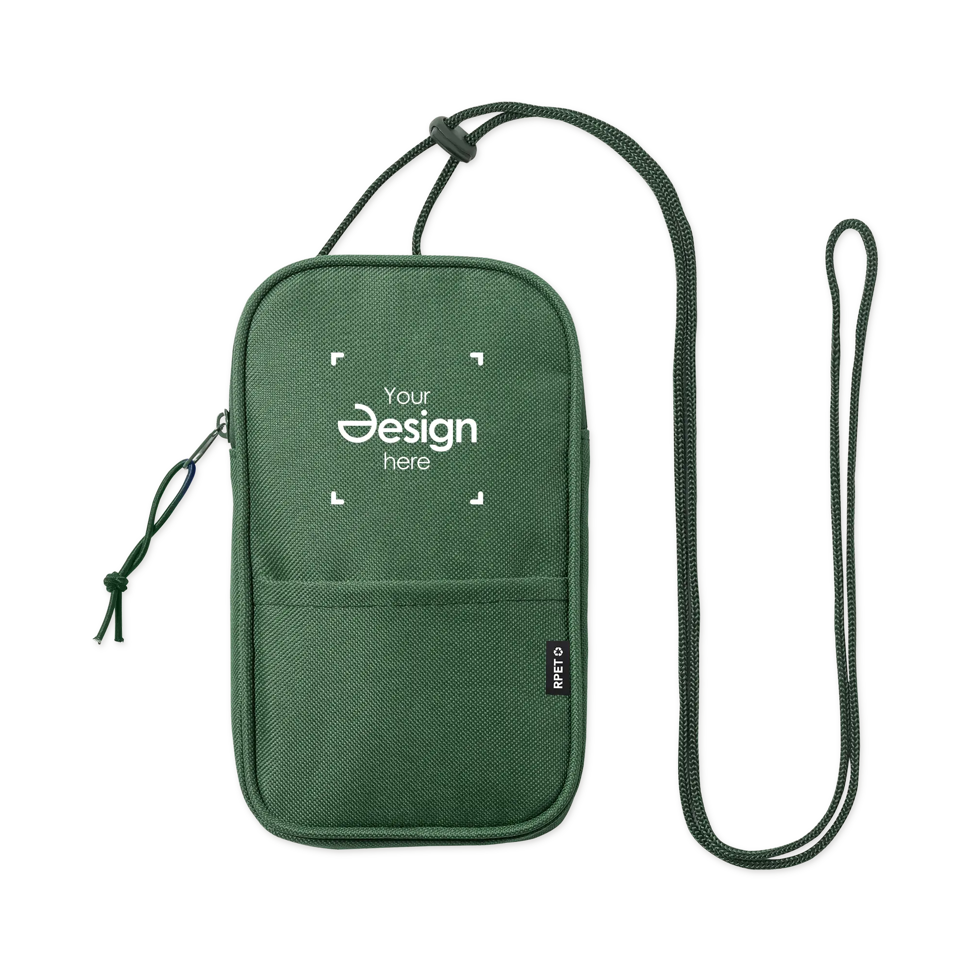 Schoudertas Evert – RPET | Telefoonvak | Extra Voorvak | Verstelbare Band