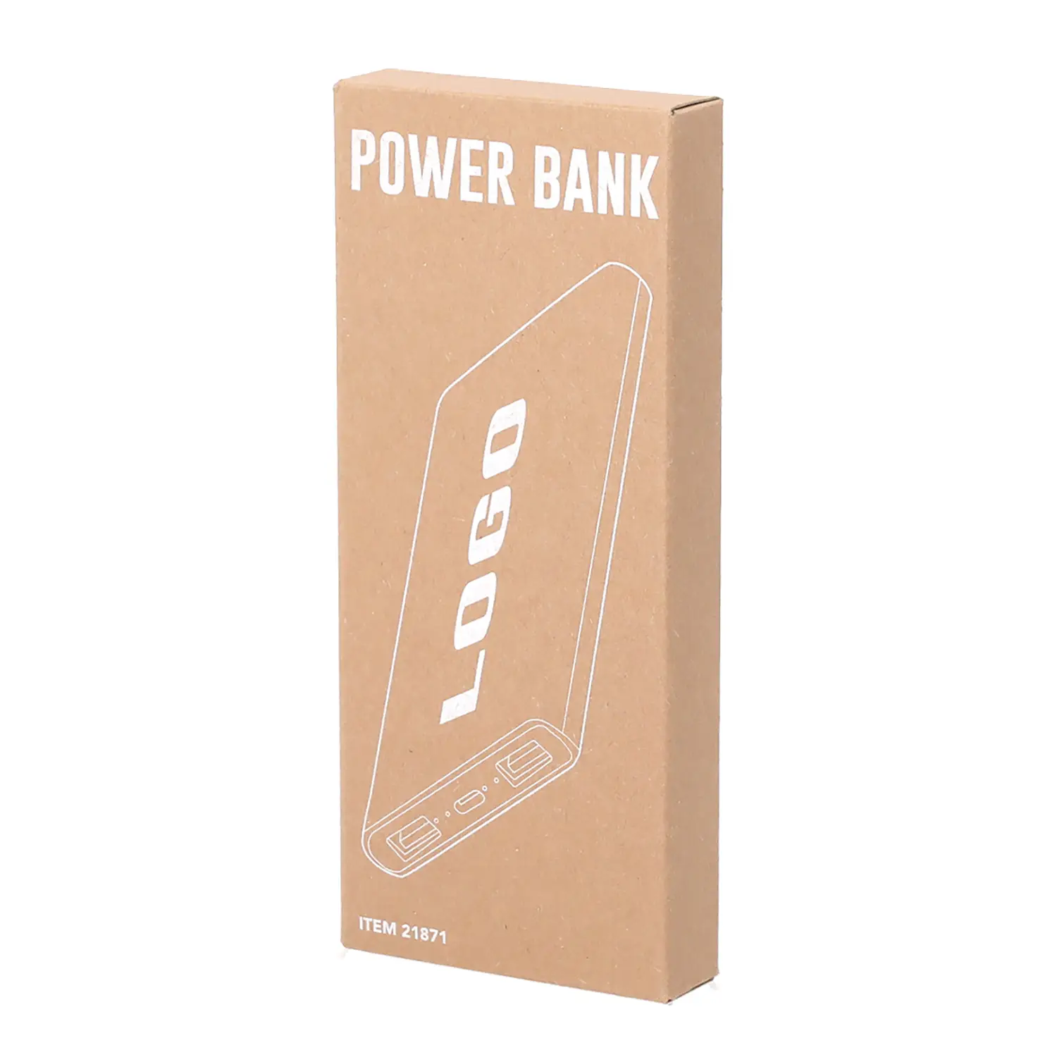 Powerbank Cees – 5000 mah | 2 USB uitgangen | Type-C | LED met bewegingssensor