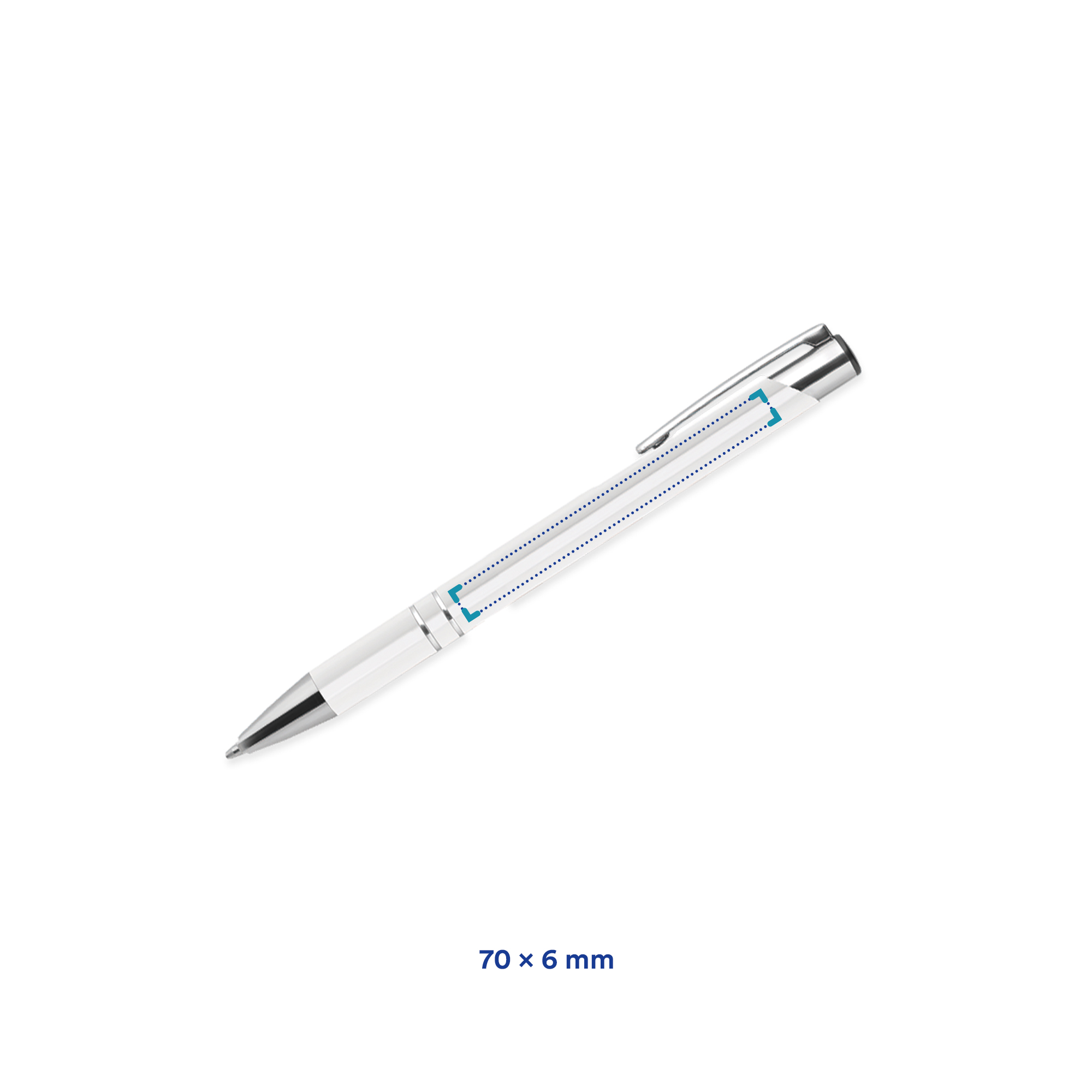 Balpen Mira - Metaal | Aluminium | Gravure & Full Colour