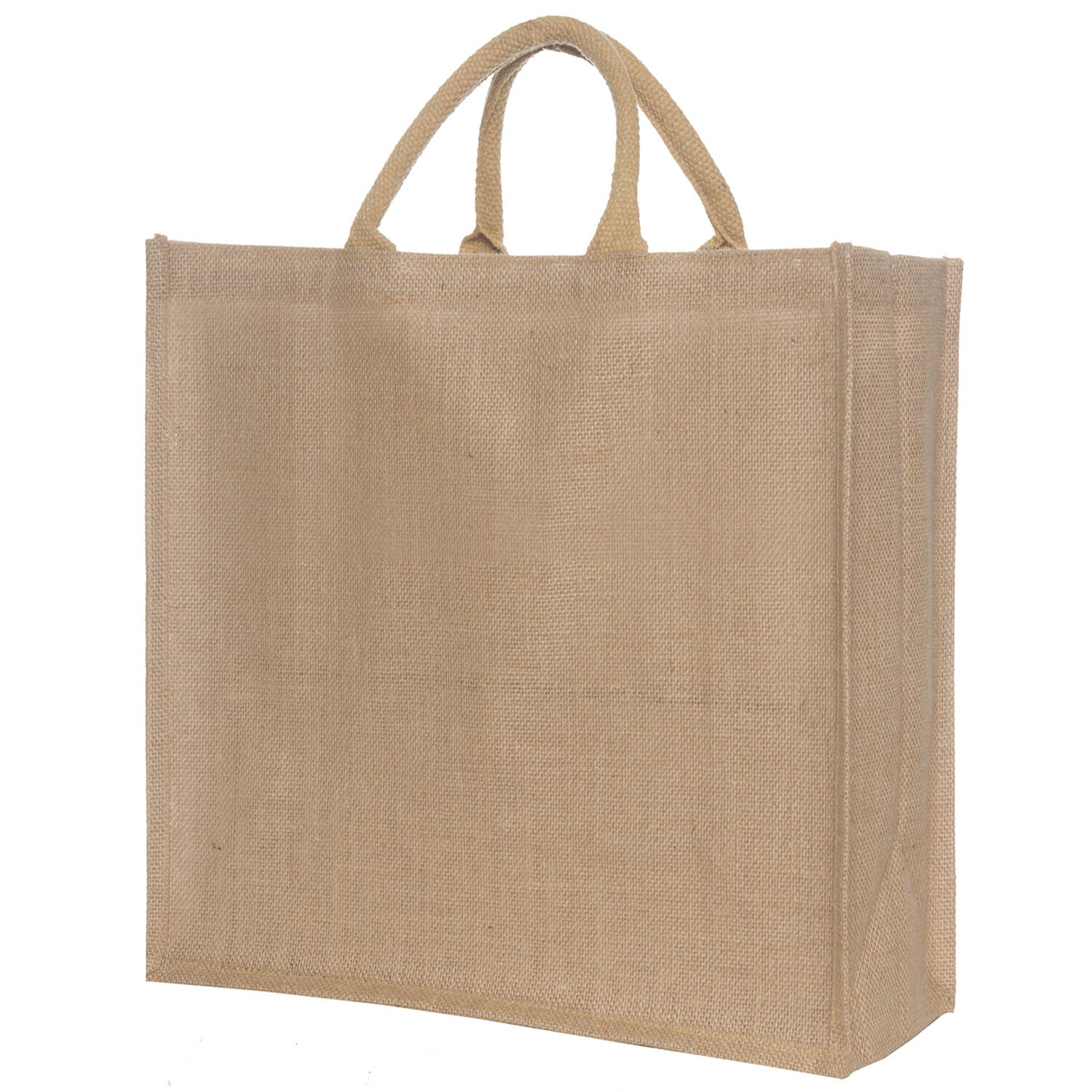 Jute shopper Tarik - 340 g/m² | 50x45x18 cm | Tot 4 kleuren bedrukking