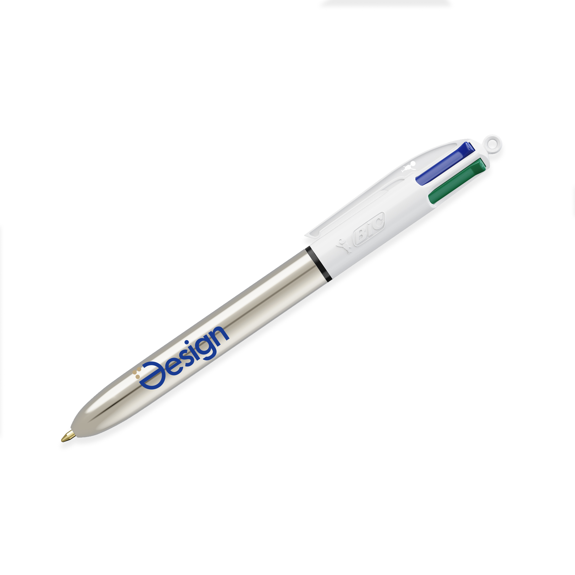 Balpen BIC - 4 kleuren | Metallic | Tot 2 kleuren bedrukking