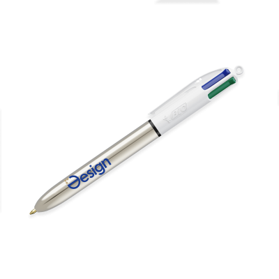 Balpen BIC - 4 kleuren | Metallic | Tot 2 kleuren bedrukking