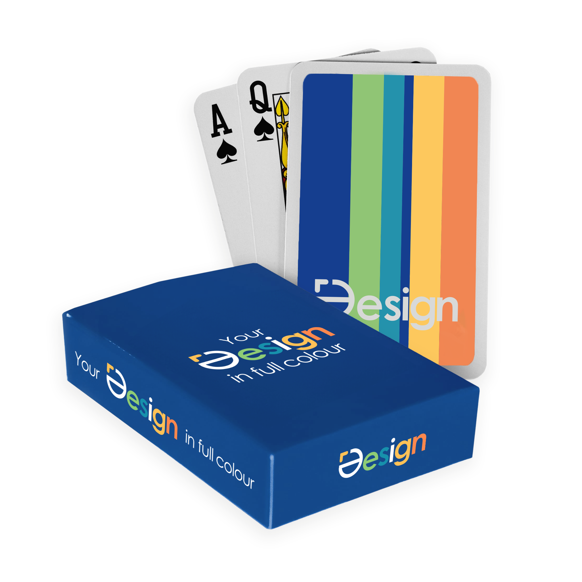 Speelkaarten Snel - In doosje | Bedrukking op doosje en kaarten | Snel leverbaar