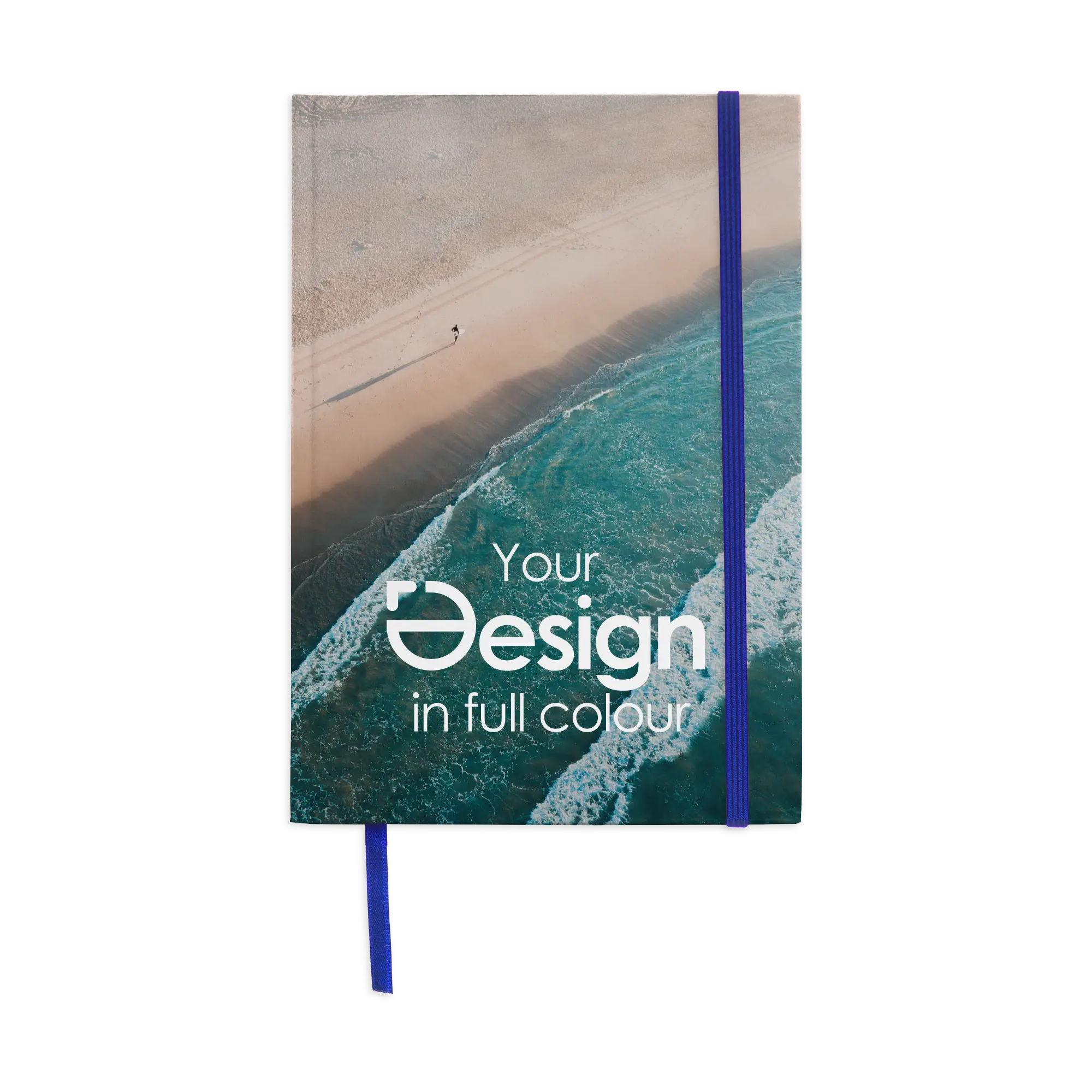 Mat notitieboek Ferre – A5 | Hardcover | 25-100 vellen | All-over logo