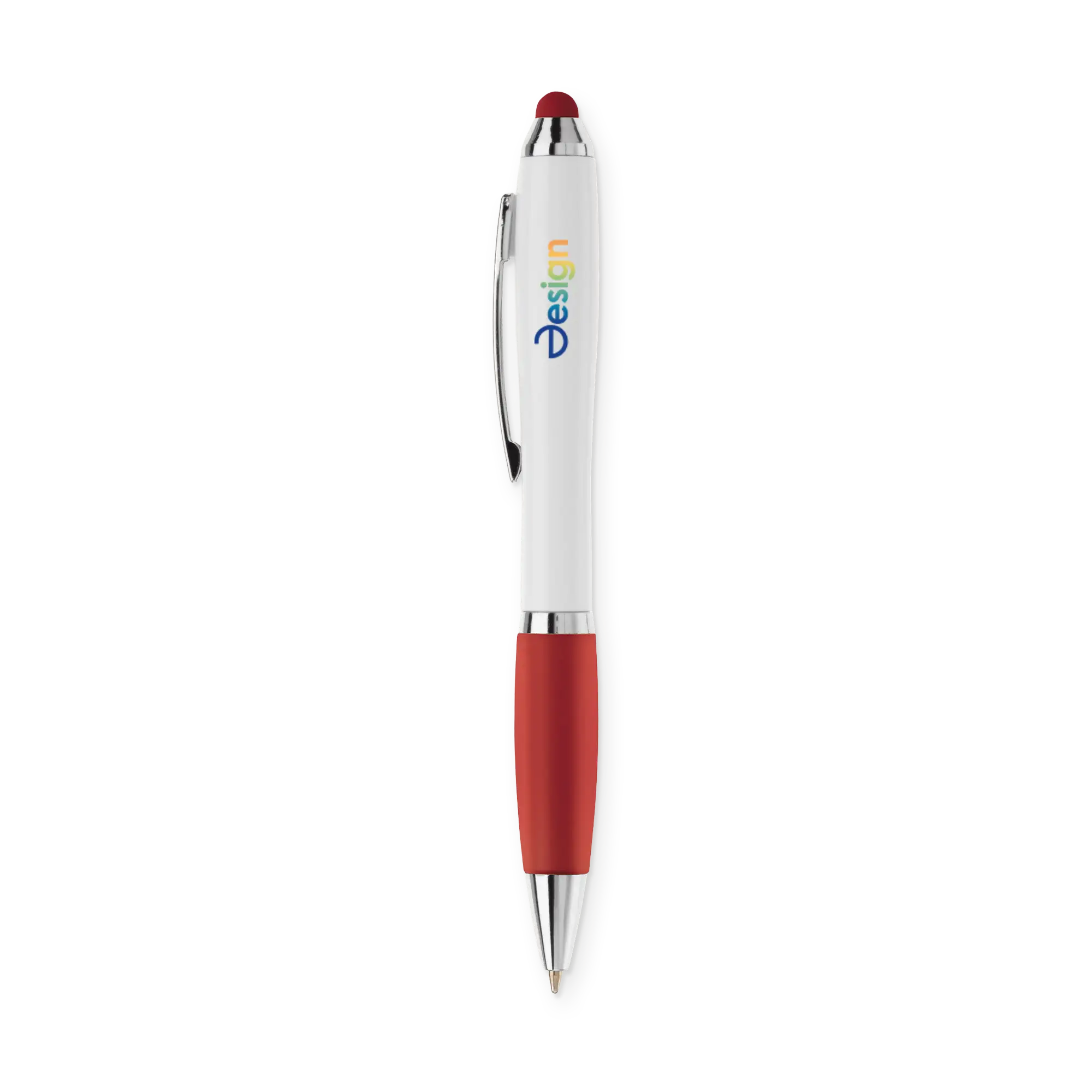 Touchpen Jim - Full Colour | Met rubberen grip | Draaimechanisme