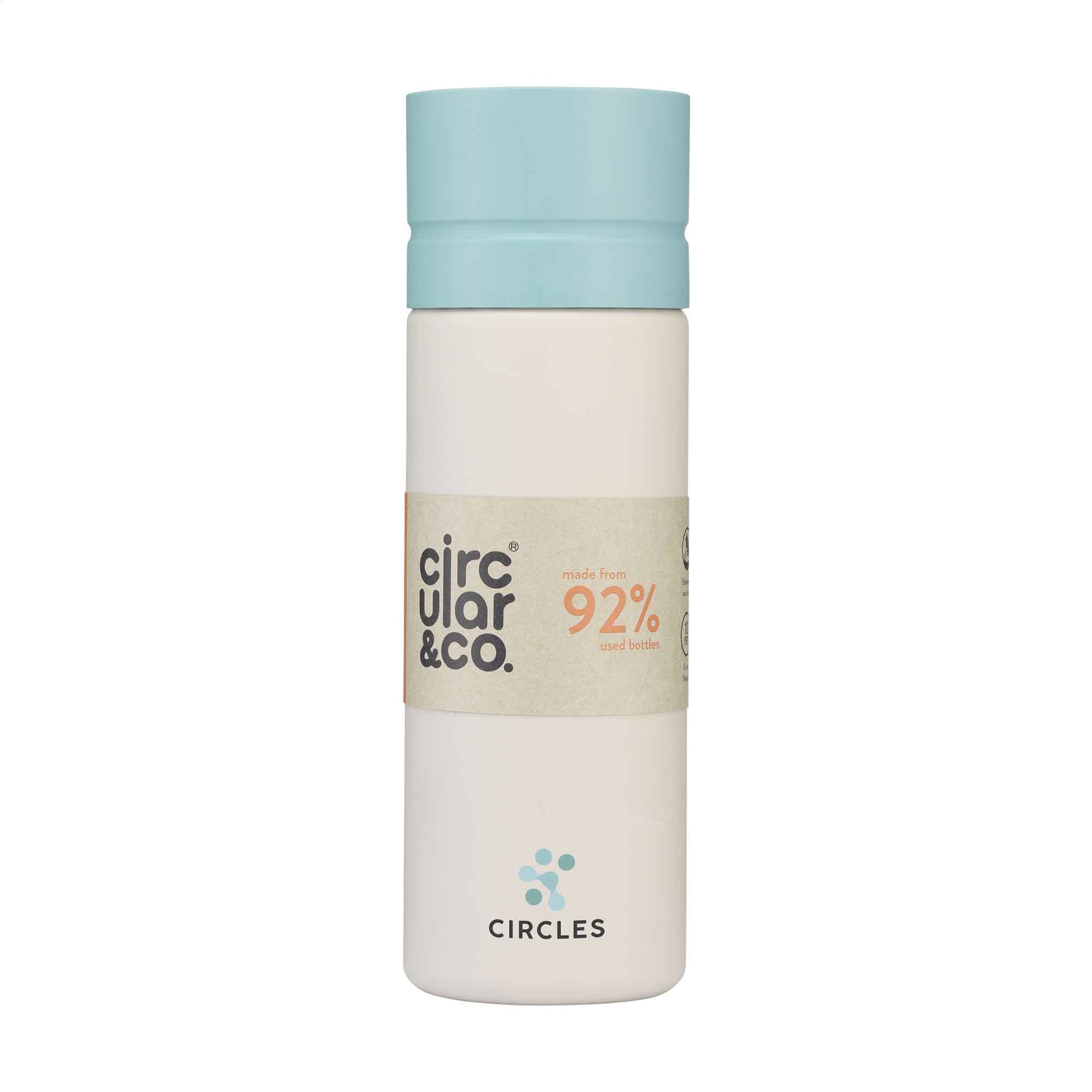Circular&Co® waterfles - 600 ml | Gerecycled | Gekleurd | BPA-vrij
