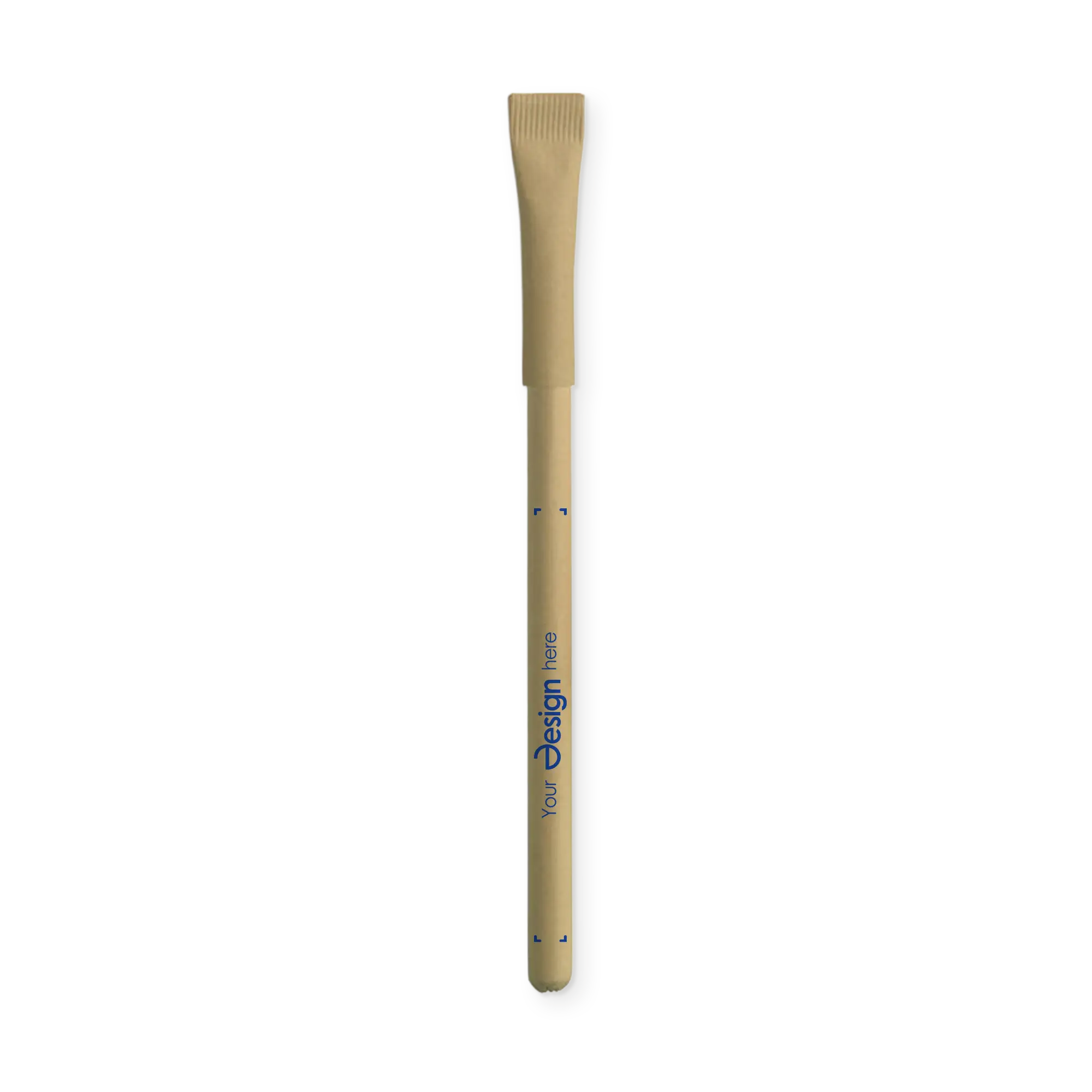 Balpen Kees - Gerecycled papier | Blauwe inkt | Tot 4 kleuren bedrukking