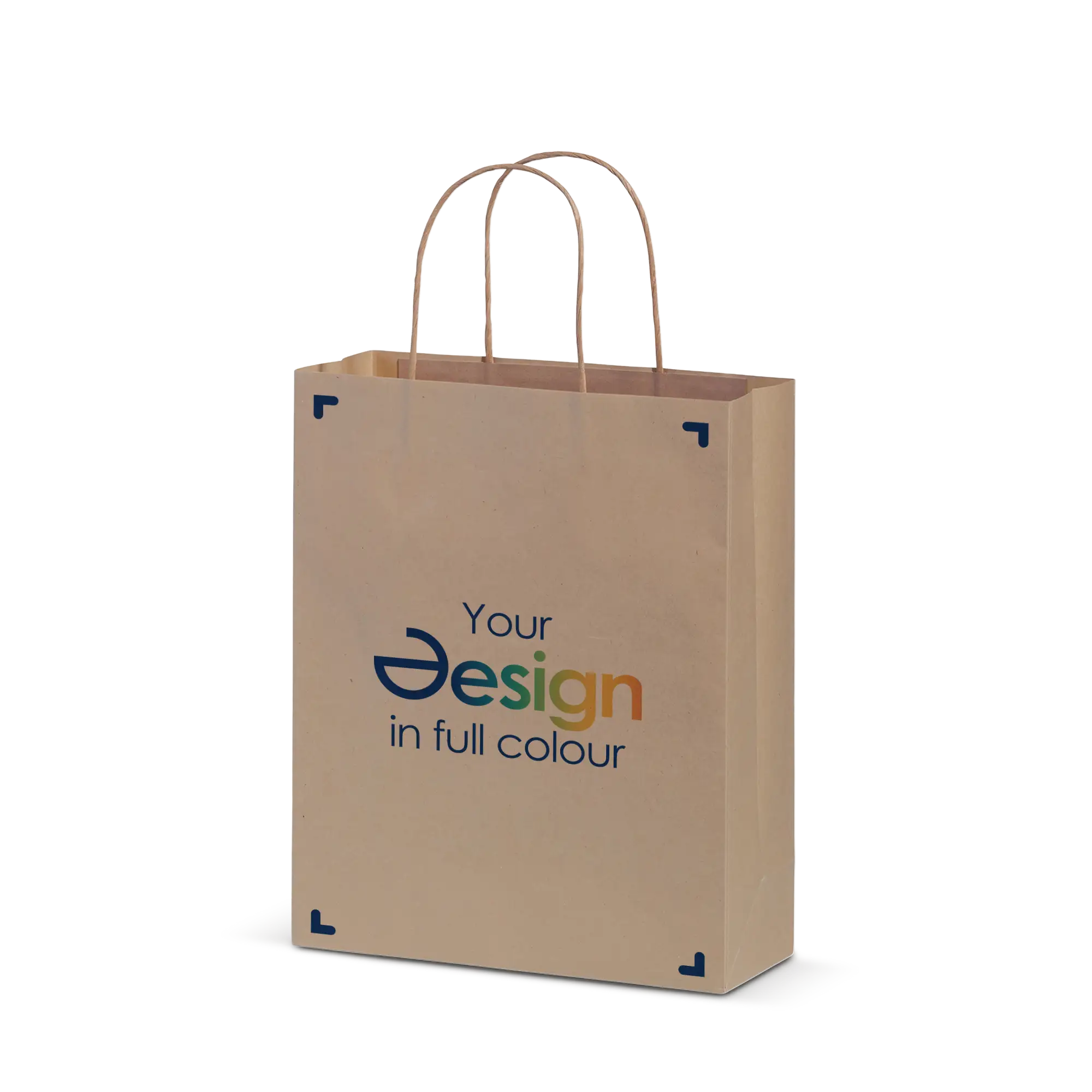 Papieren kraft tas Lino – A4 | 90 g/m² | Full Colour bedrukt | FSC