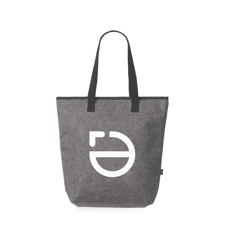 Vilten koeltas Maria - RPET | 40x40x11 cm | 1 kleur bedrukking