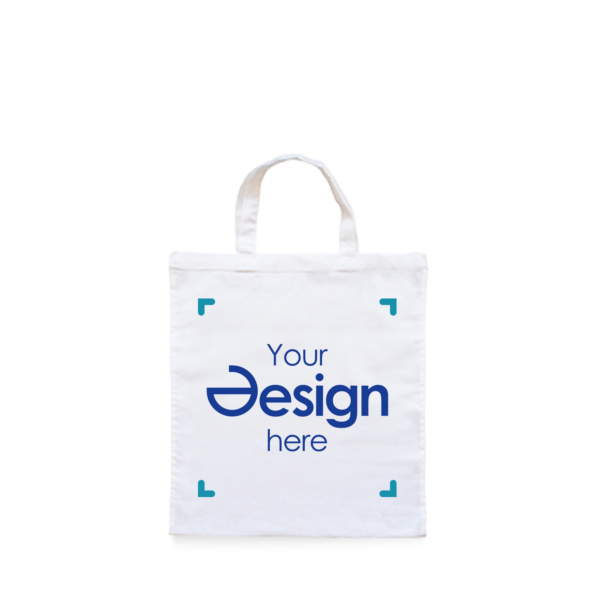 Katoenen tas Lyn - Gekleurd | 140 gr/m2 | Korte hengsels