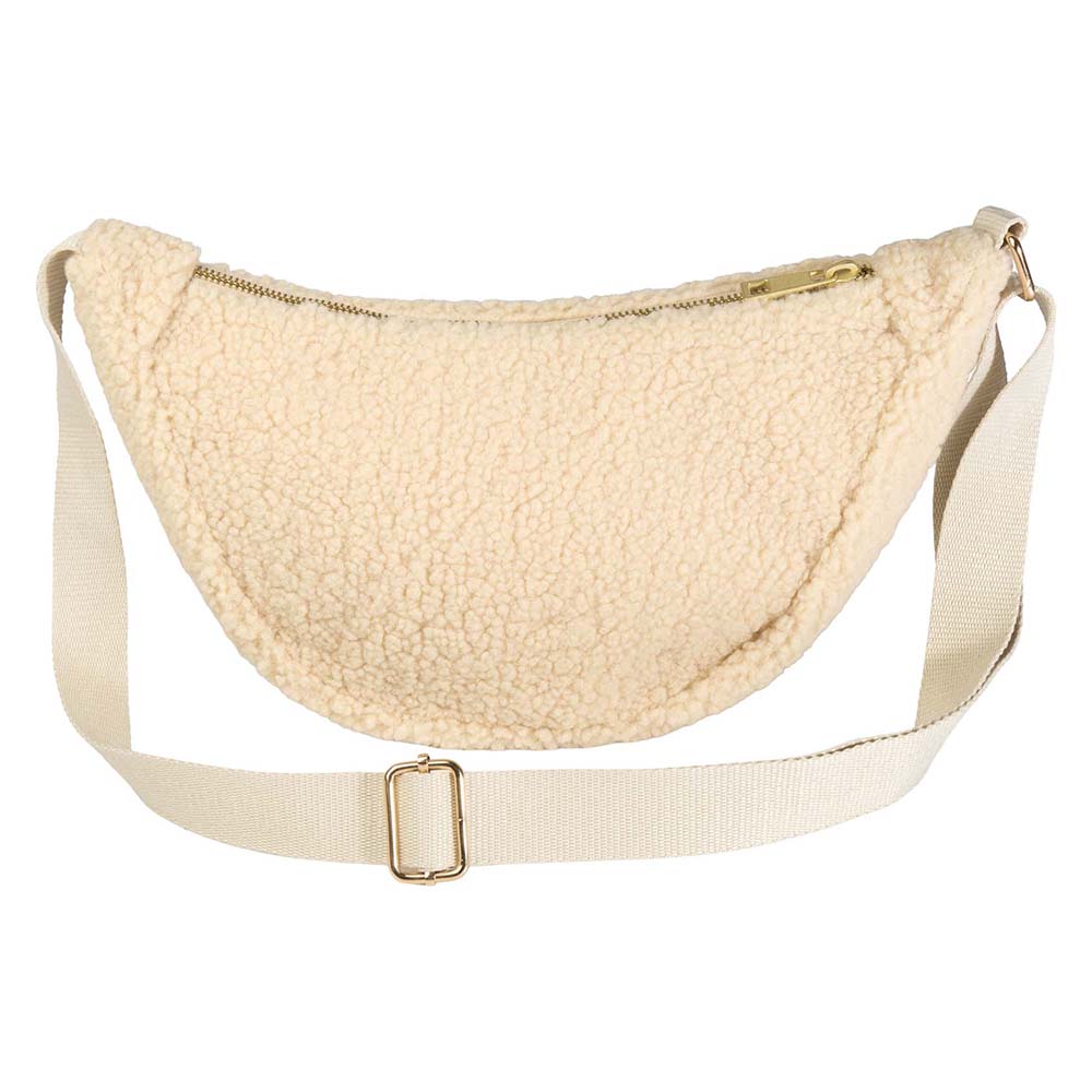 Schoudertas Bear – 3L | GRS Recycled Sherpa | Verstelbare Band | Compact Formaat | Lichtgewicht