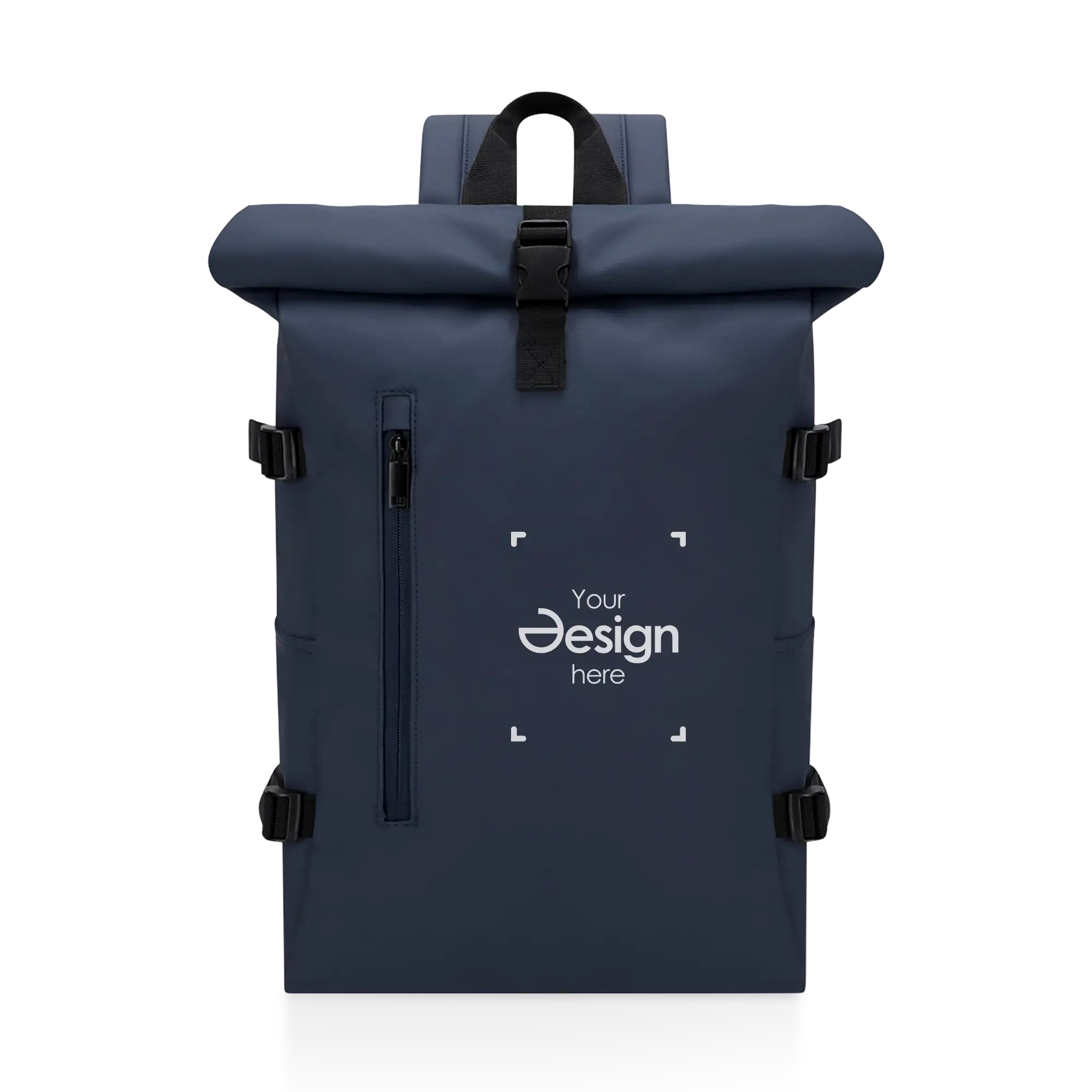 Rugzak Karin - PU | Rolsluiting | 15" Laptopvak | Borstriem | Voor Reizen of Woon-werkverkeer