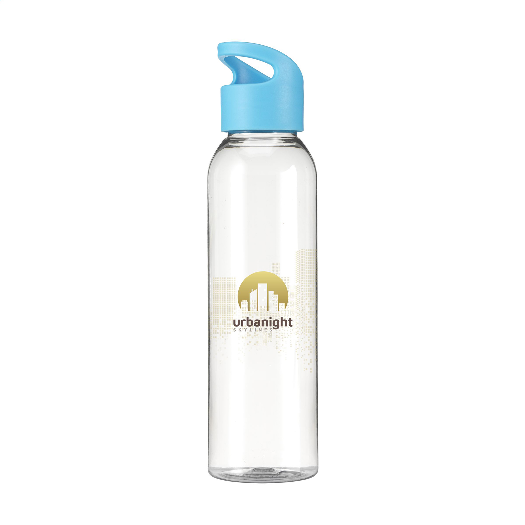 Waterfles RPET Jesse – 650 ml | Helder design | GRS-gecertificeerd | Schroefdop | Lekvrij