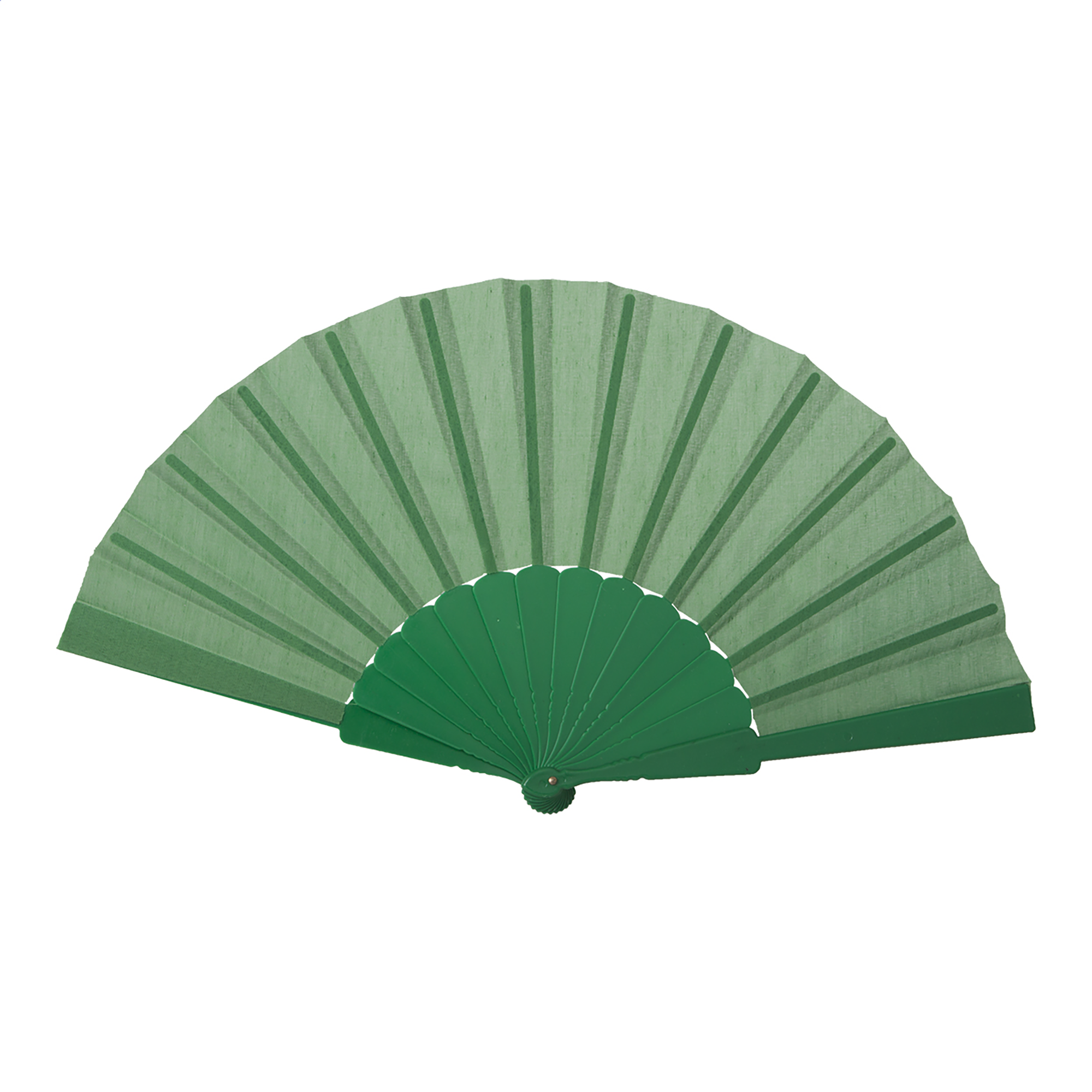 Waaier Sophie – Textiel met kunststof ribben | 430 x 230 mm | Lichtgewicht | 54 g