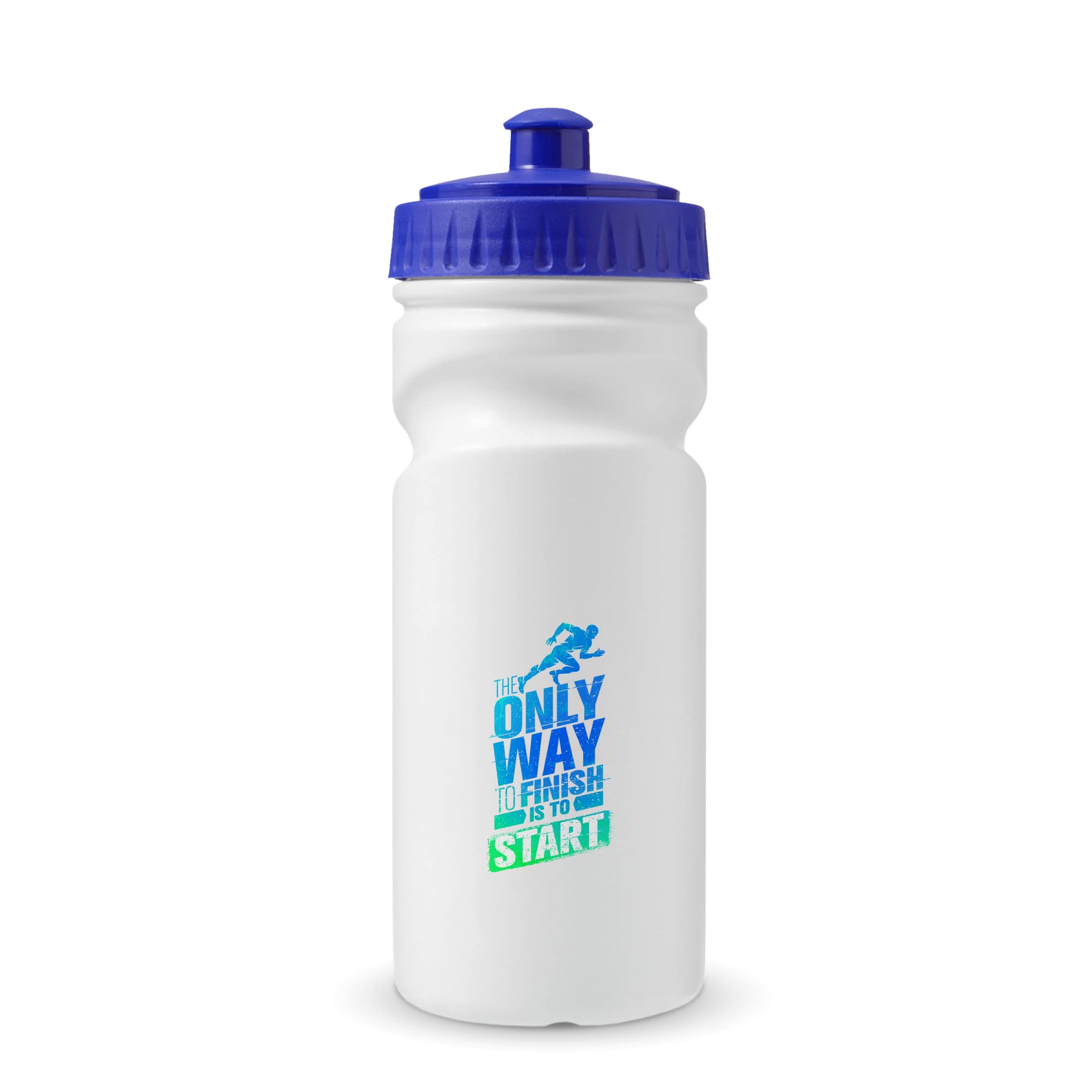 Sportbidon Linda - 500 ml | Gerecycled materiaal | Gekleurde deksel | Full Colour