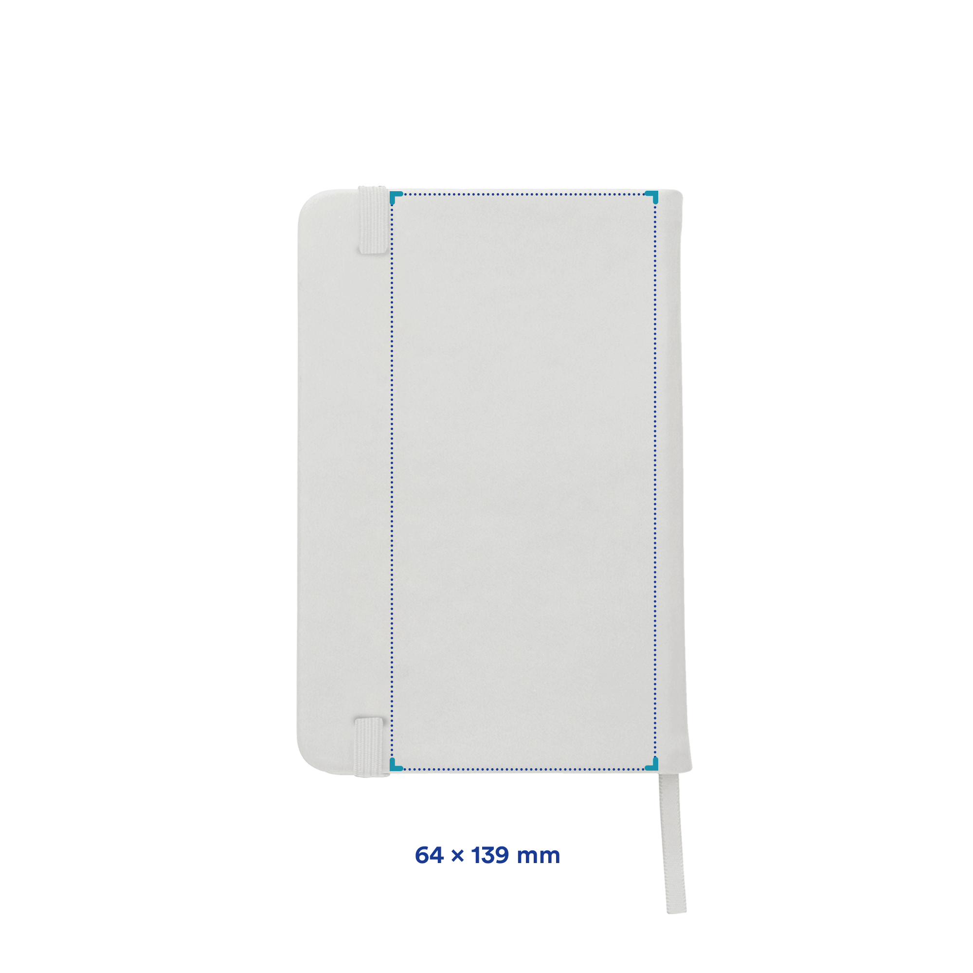 Notitieboek Luna - A6 | 96 vellen | Gelinieerd | PU hardcover