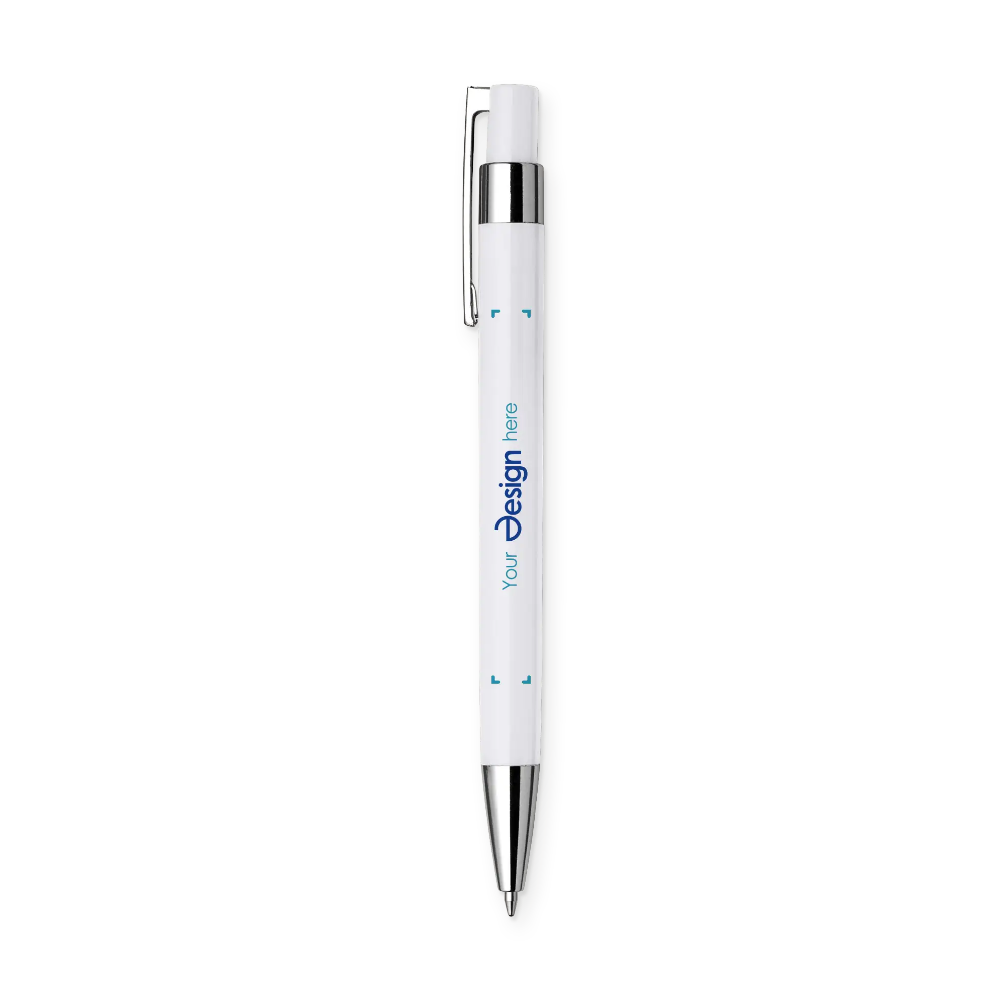 Balpen Mats - Plastic | Gekleurd | Metalen clip | Tot 4 kleuren bedrukking