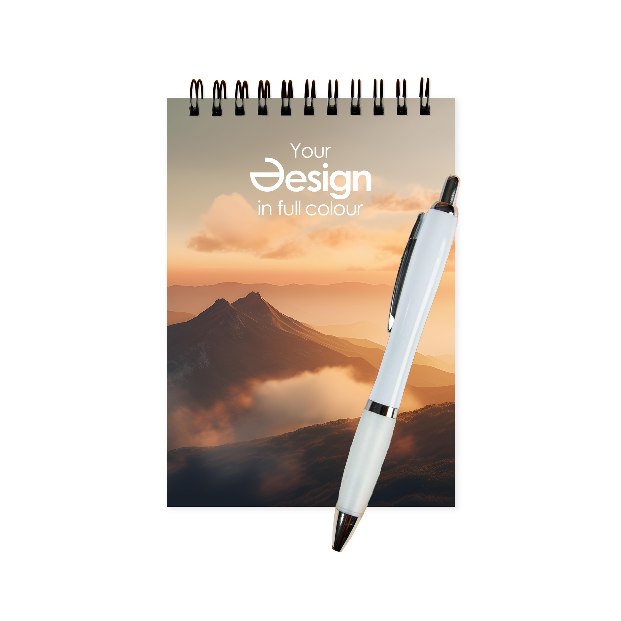 Collegeblok Amy - A6 | 50 pagina’s | 1 kleur bedrukking & Full Colour