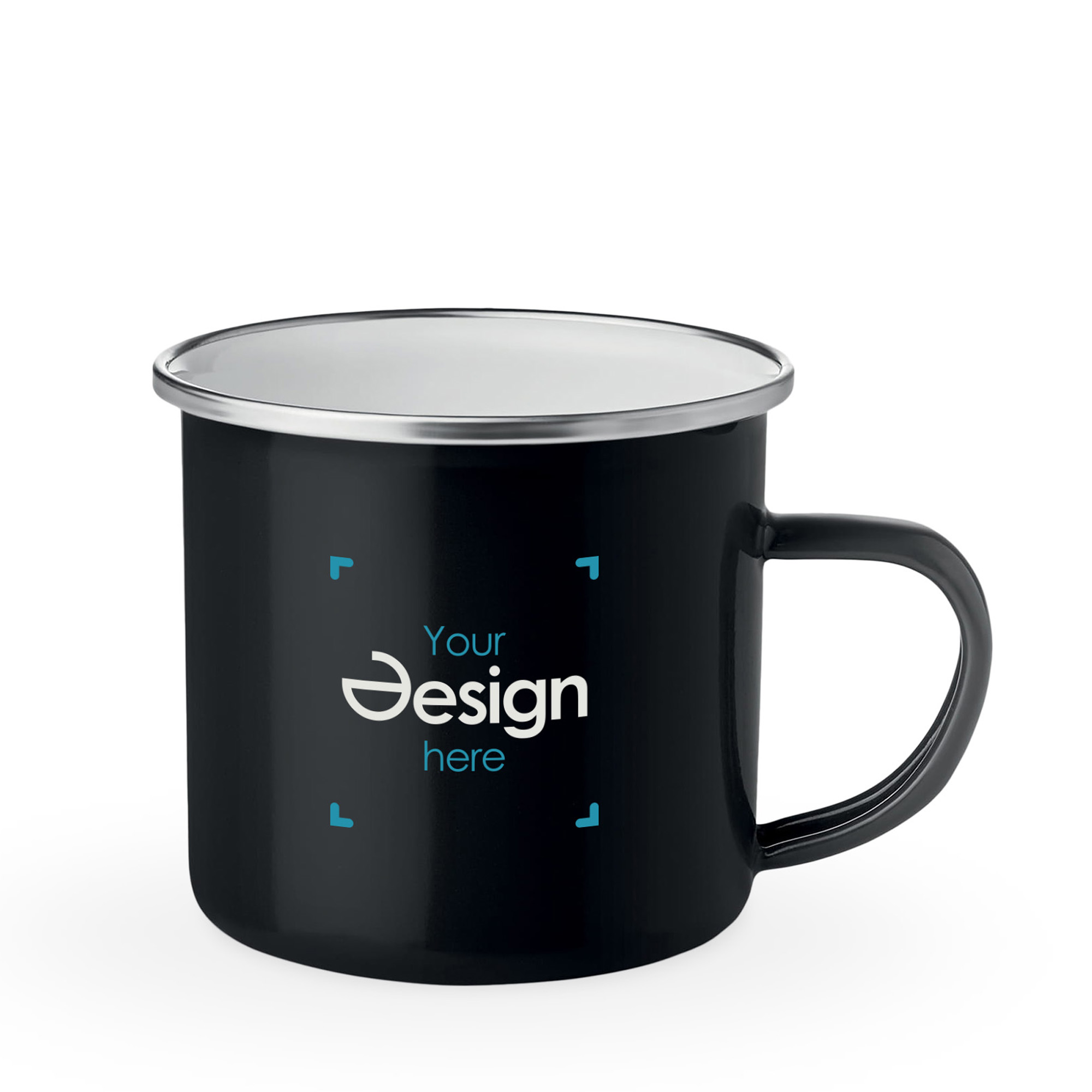 Emaille mok Elia - 350 ml | Gekleurd | 1-4 kleuren bedrukking