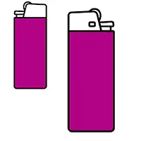 Voorzijde 16x40 mm Achterzijde 16x40 mm