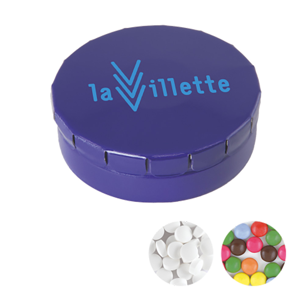 Mini's in blik - 12g | Munt of chocolade | Tot 4 kleuren bedrukking