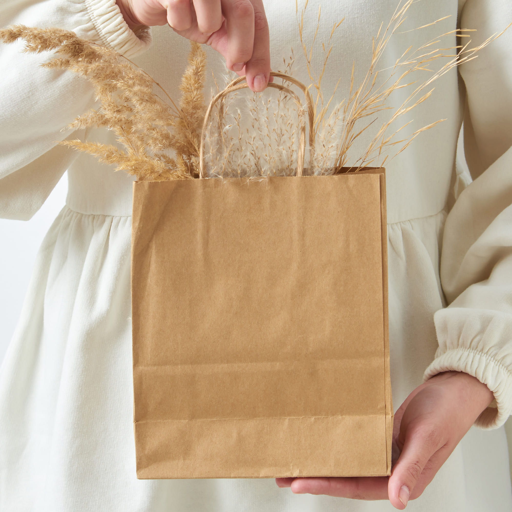 Papieren kraft tas Lino – A5 | 90 g/m² | Full Colour bedrukt | FSC