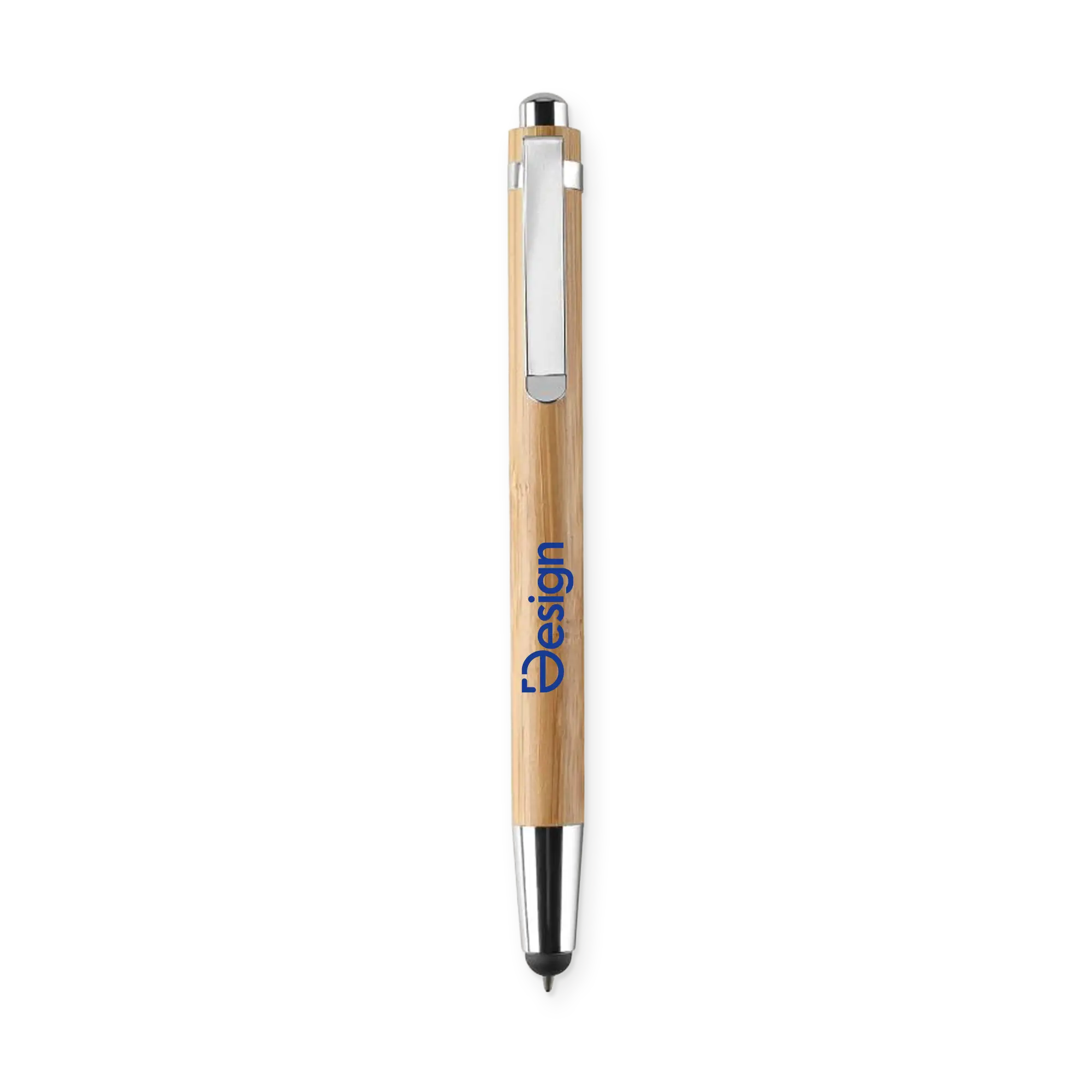 Touchpen Bambi - Bamboe | Metalen clip | Touch functie
