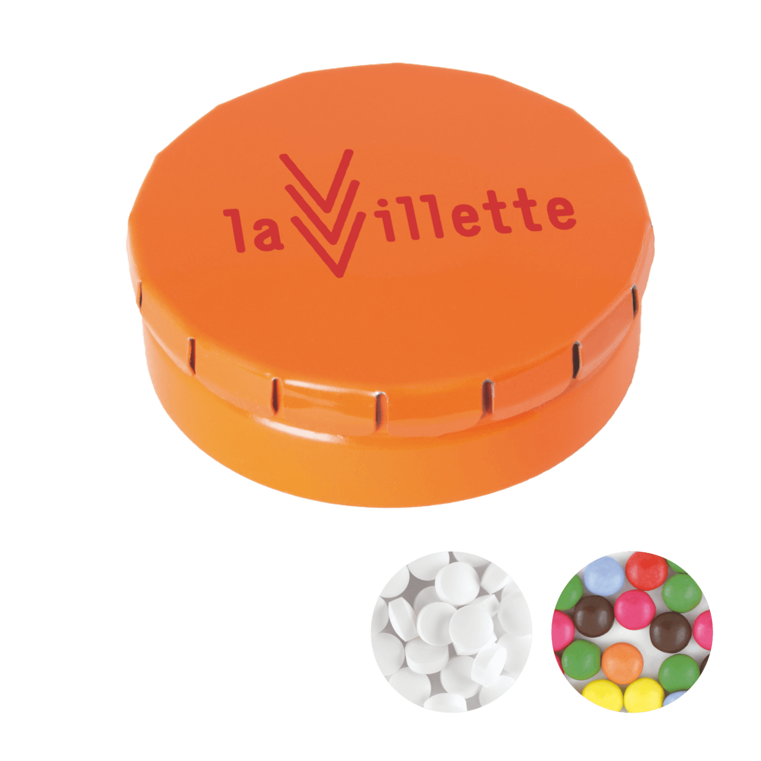 Mini's in blik - 12g | Munt of chocolade | Tot 4 kleuren bedrukking