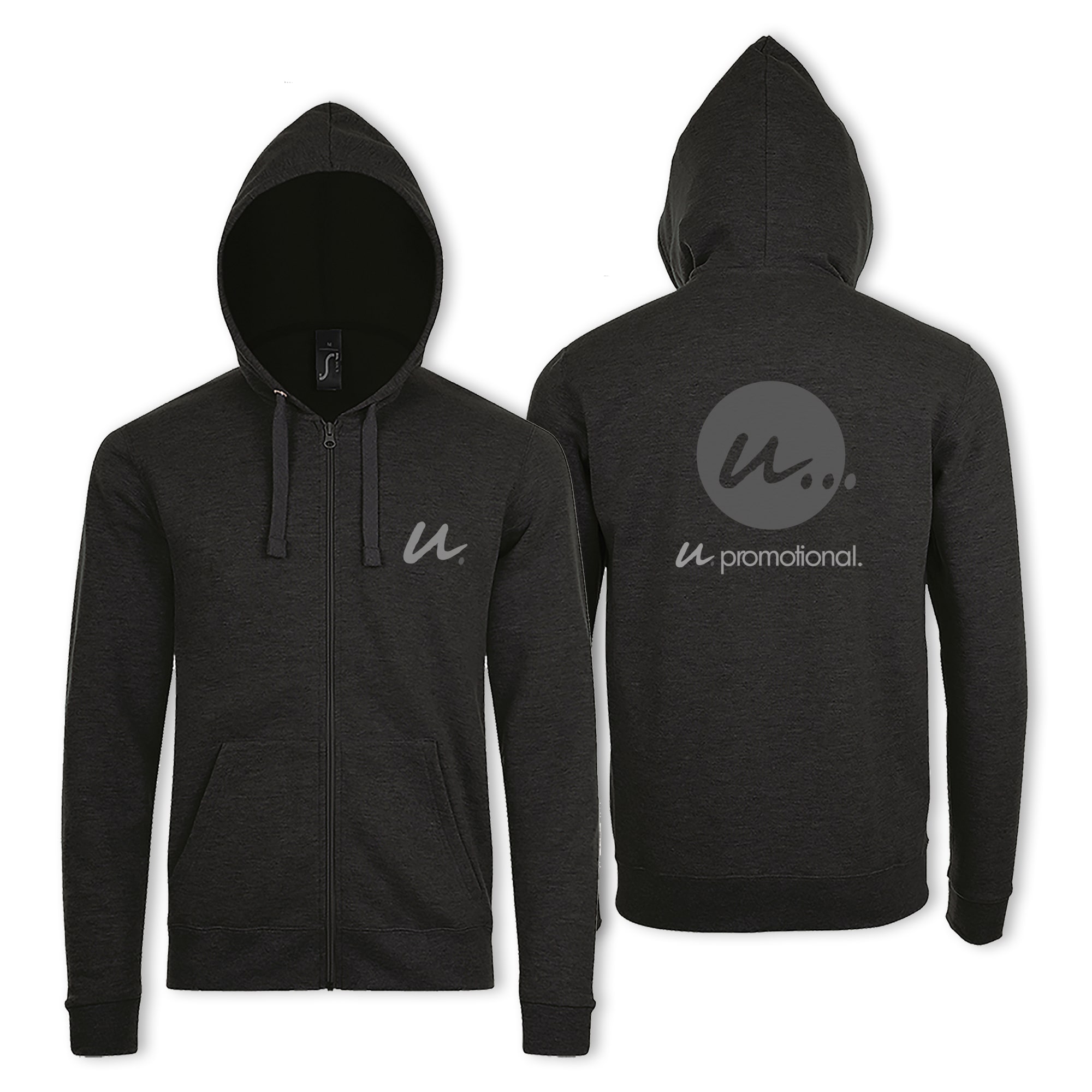 Hoodie Rits Bram - Unisex | 260g/m² | Rits | Tot 4 kleuren bedrukking