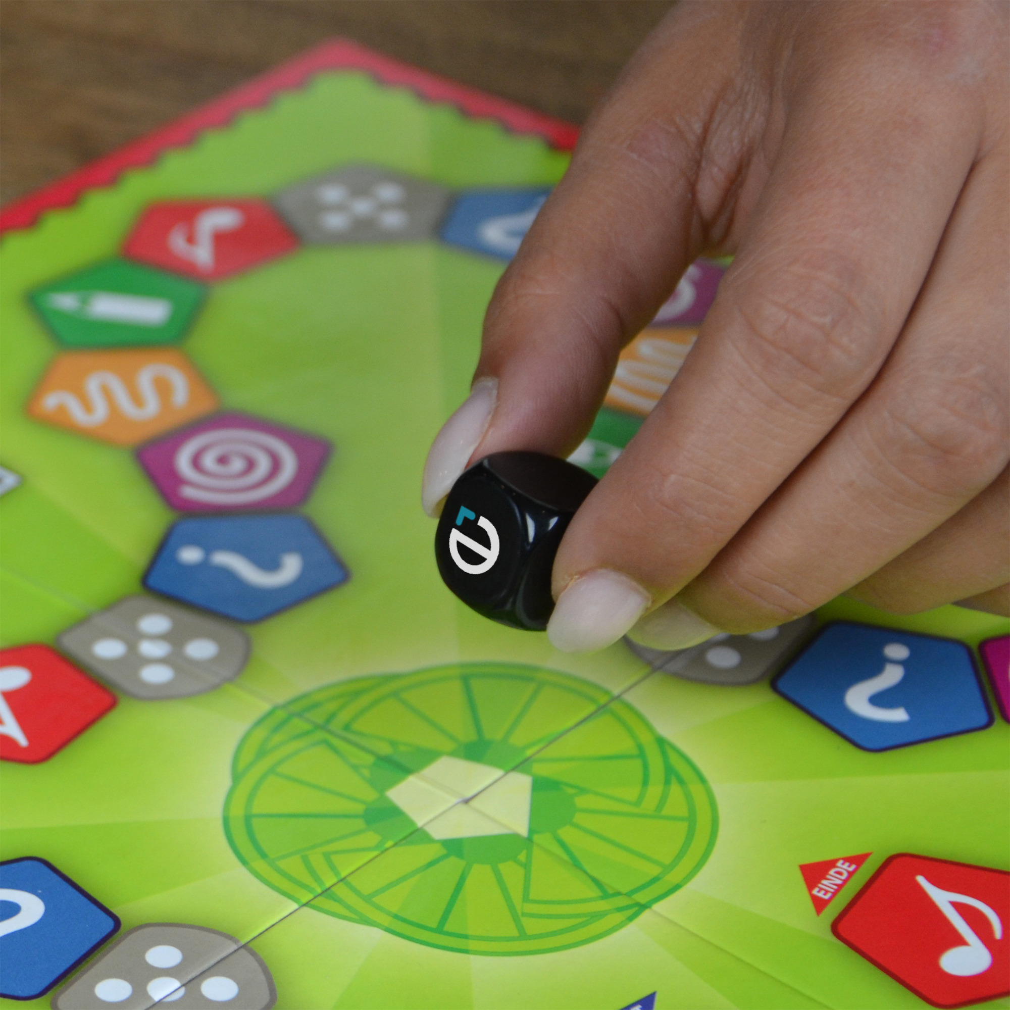 Dobbelsteen Ans - 16 mm | Kunststof | Ontwerp alle zijden | Full Colour