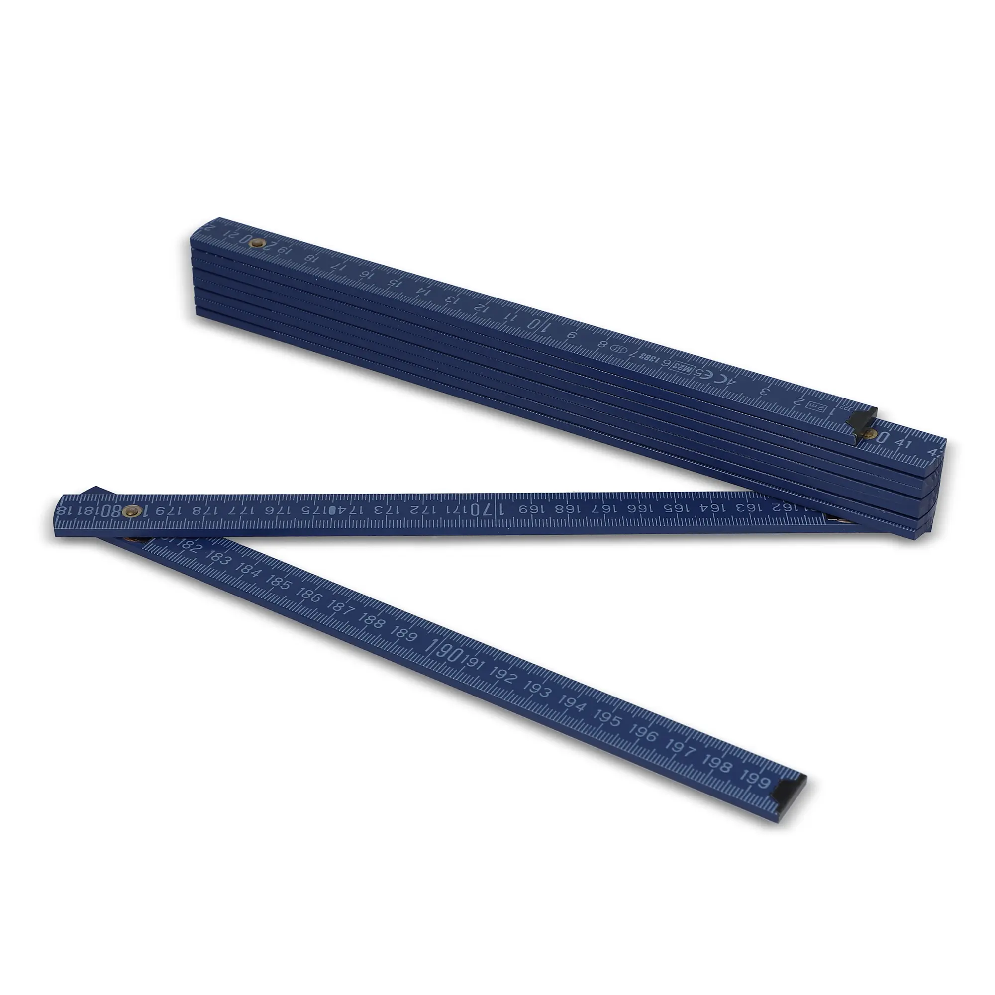 Duimstok Duran – 2 meter | Hout | Geverfd oppervlak | 10 delen | Meten per mm