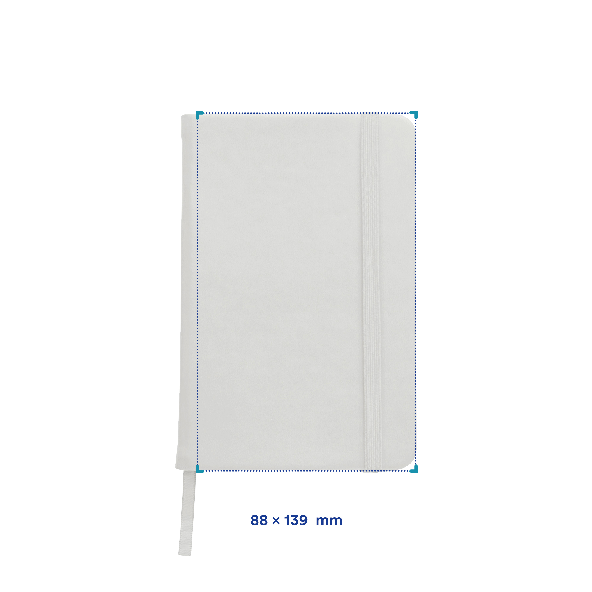 Notitieboek Luna - A6 | 96 vellen | Gelinieerd | PU hardcover