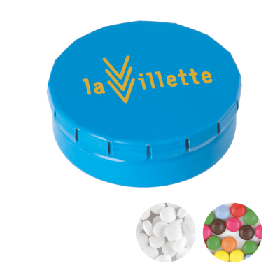 Mini's in blik - 12g | Munt of chocolade | Tot 4 kleuren bedrukking