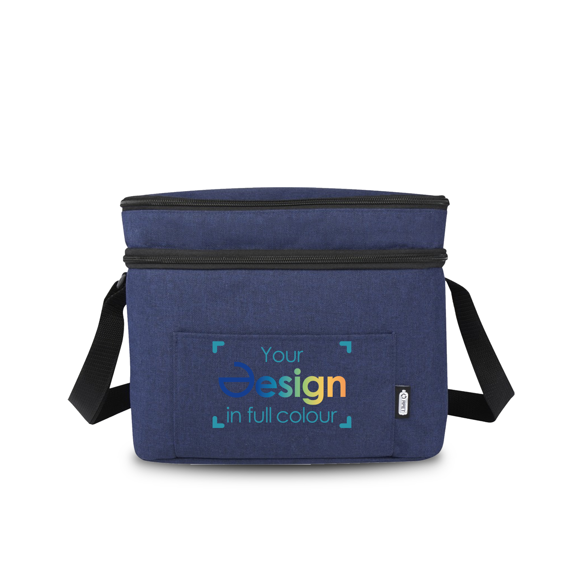 Koeltas Mika – 13L | GRS RPET | Bovenvak met rits | Verstelbare schouderband | Ruim hoofdvak