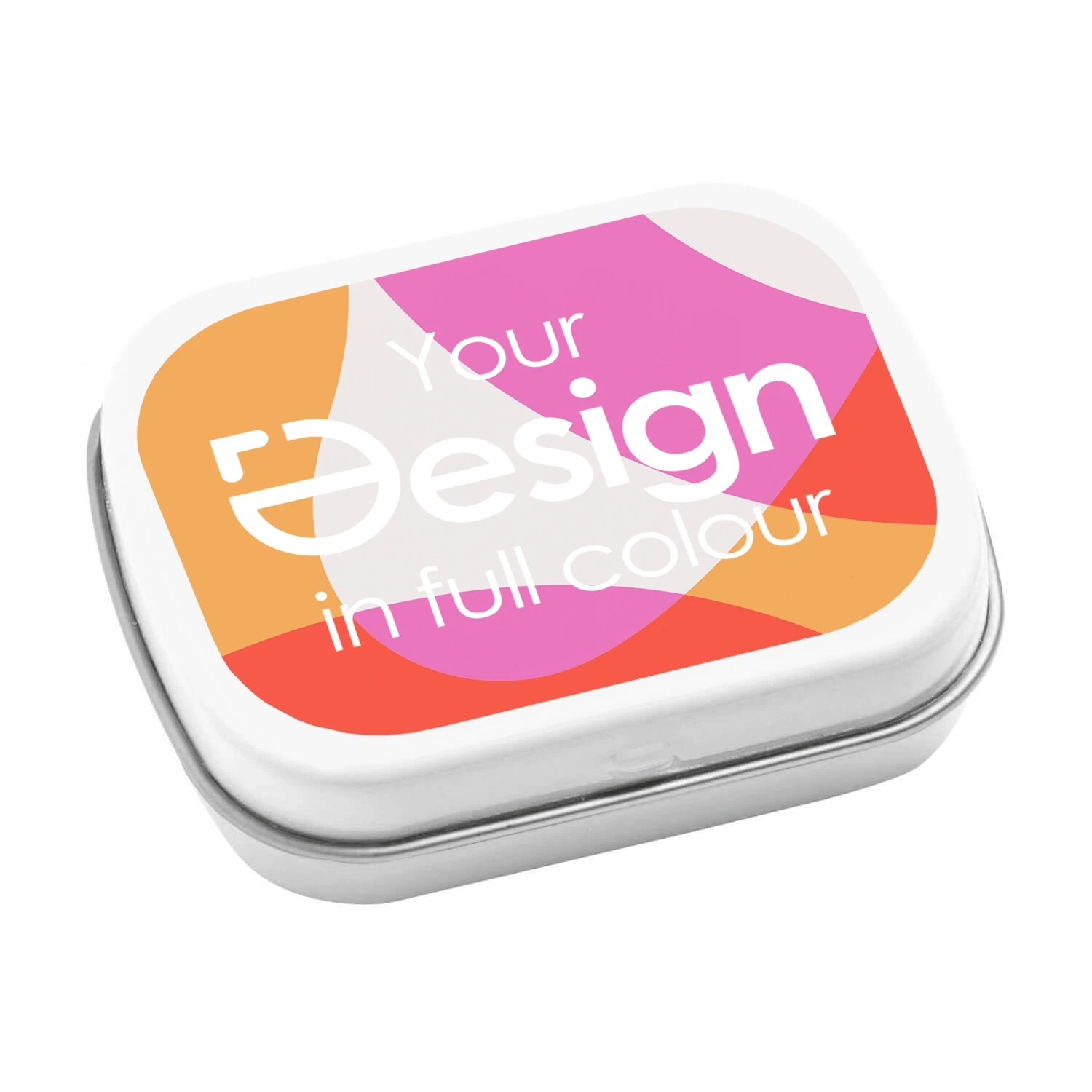 Pepermunt TinBox - 35 gr | Zilver | Full Colour