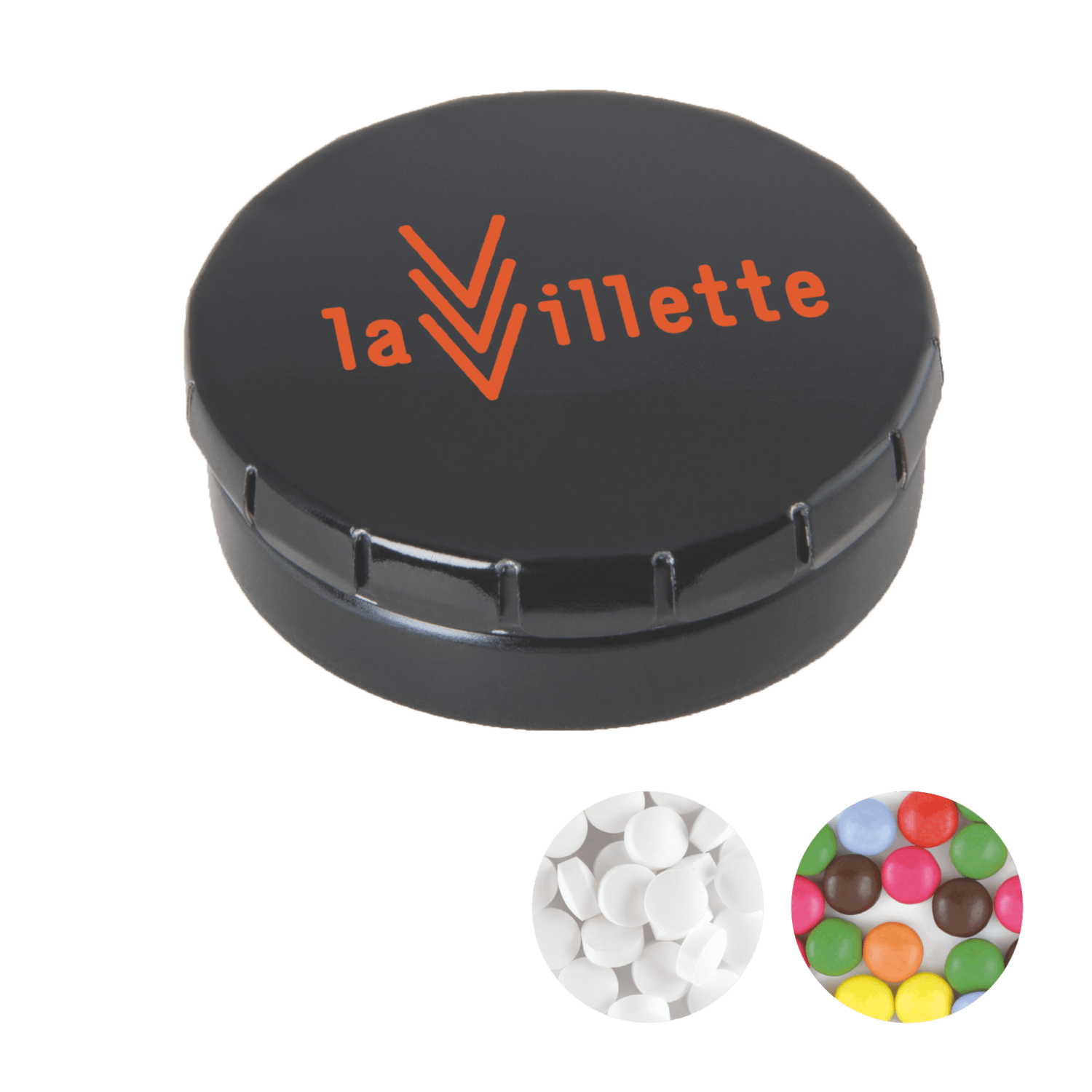 Mini's in blik - 12g | Munt of chocolade | Tot 4 kleuren bedrukking