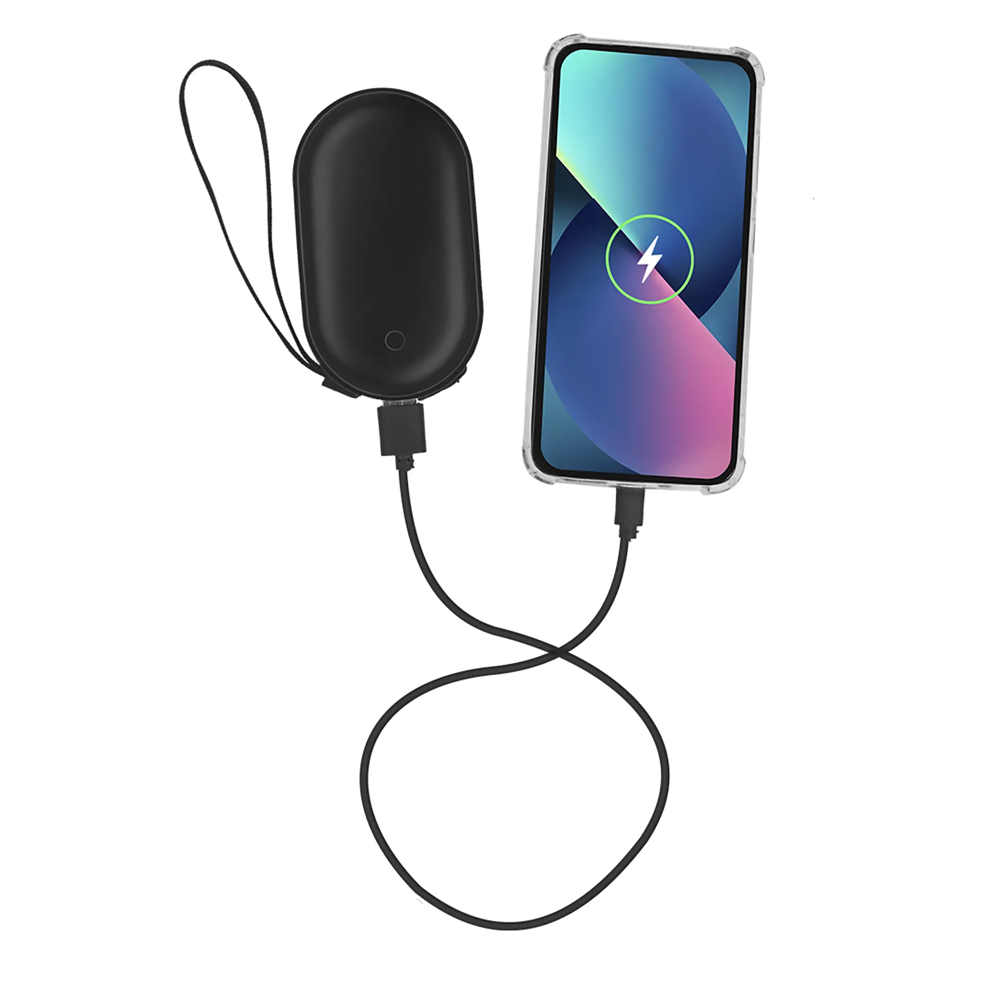 Powerbank Mina 4000 mAh | Handwarmer Functie | Aluminium | Compact Design